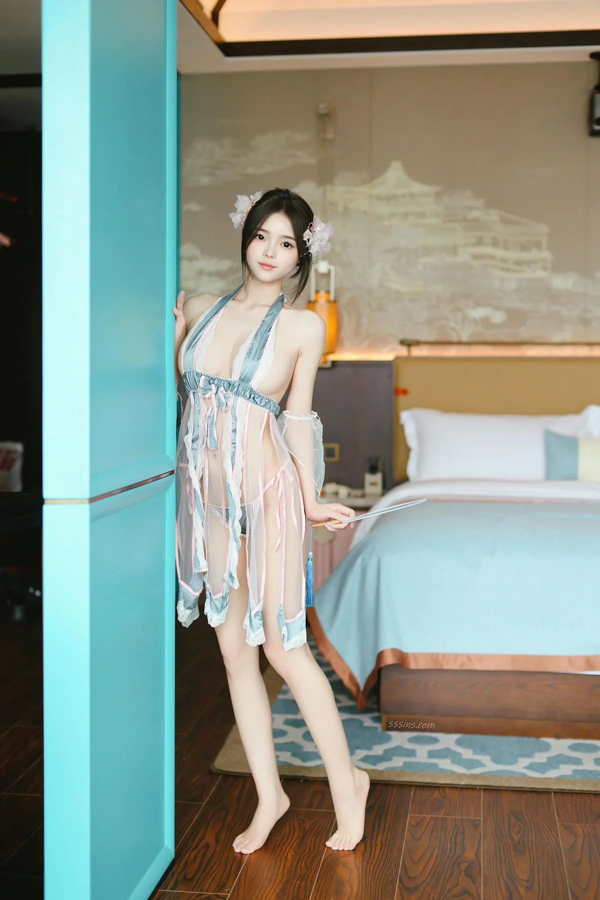 XiuRen 秀人 No.N105 苏软软古风新人首秀朵朵 - 1