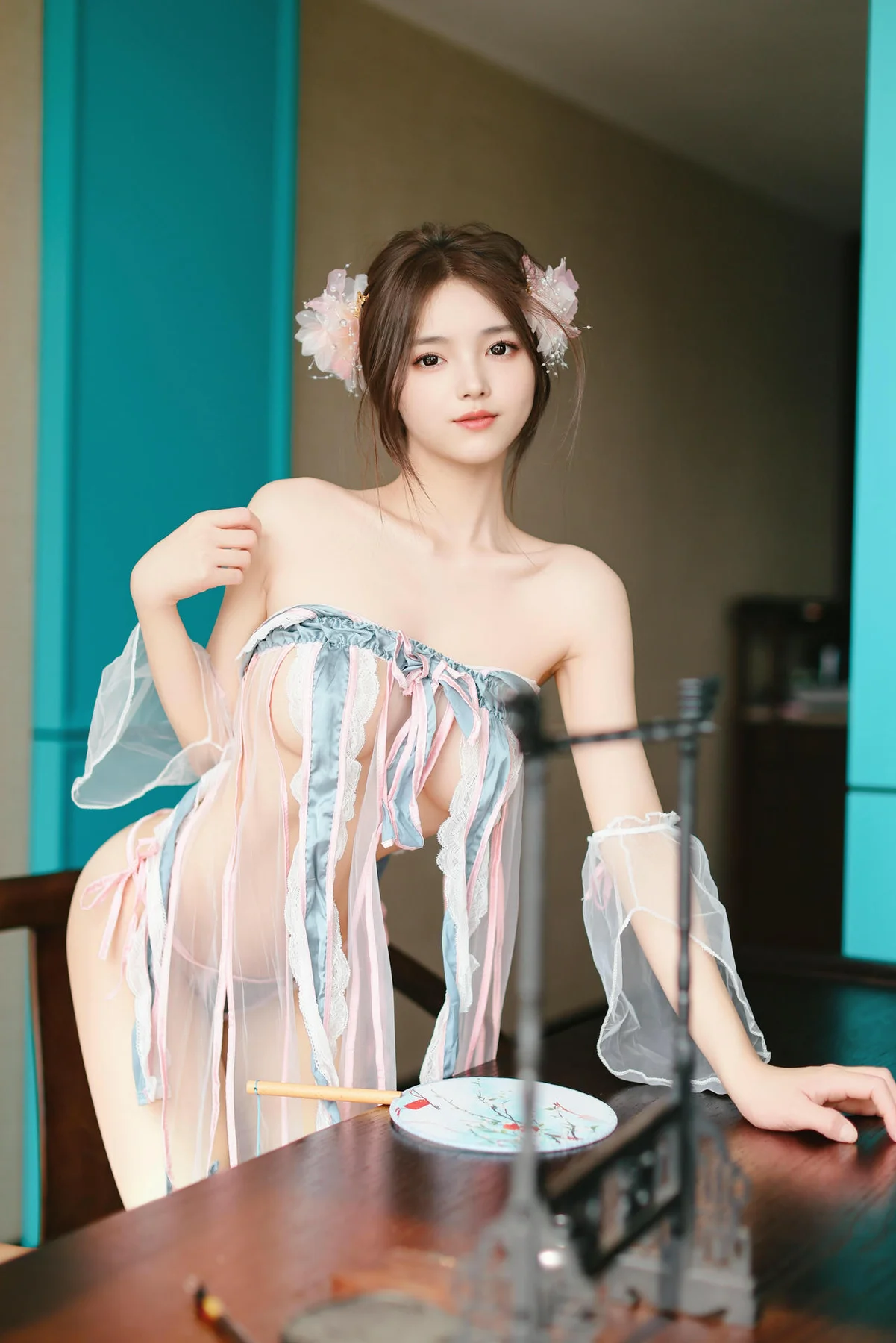 XiuRen 秀人 No.N105 苏软软古风新人首秀朵朵 - 1