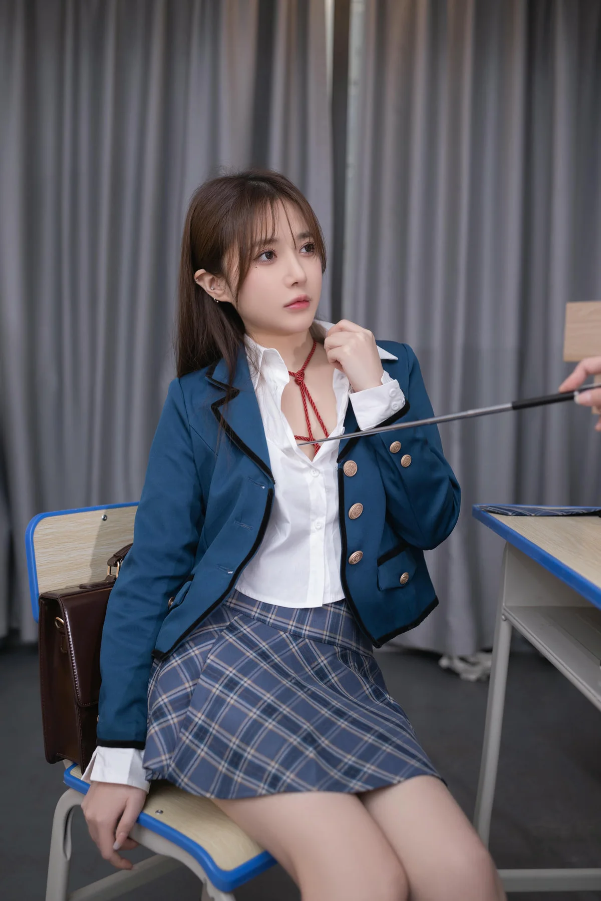 XiuRen 秀人 No.N106 鱼子酱Fish教室jk主题写真 - 2
