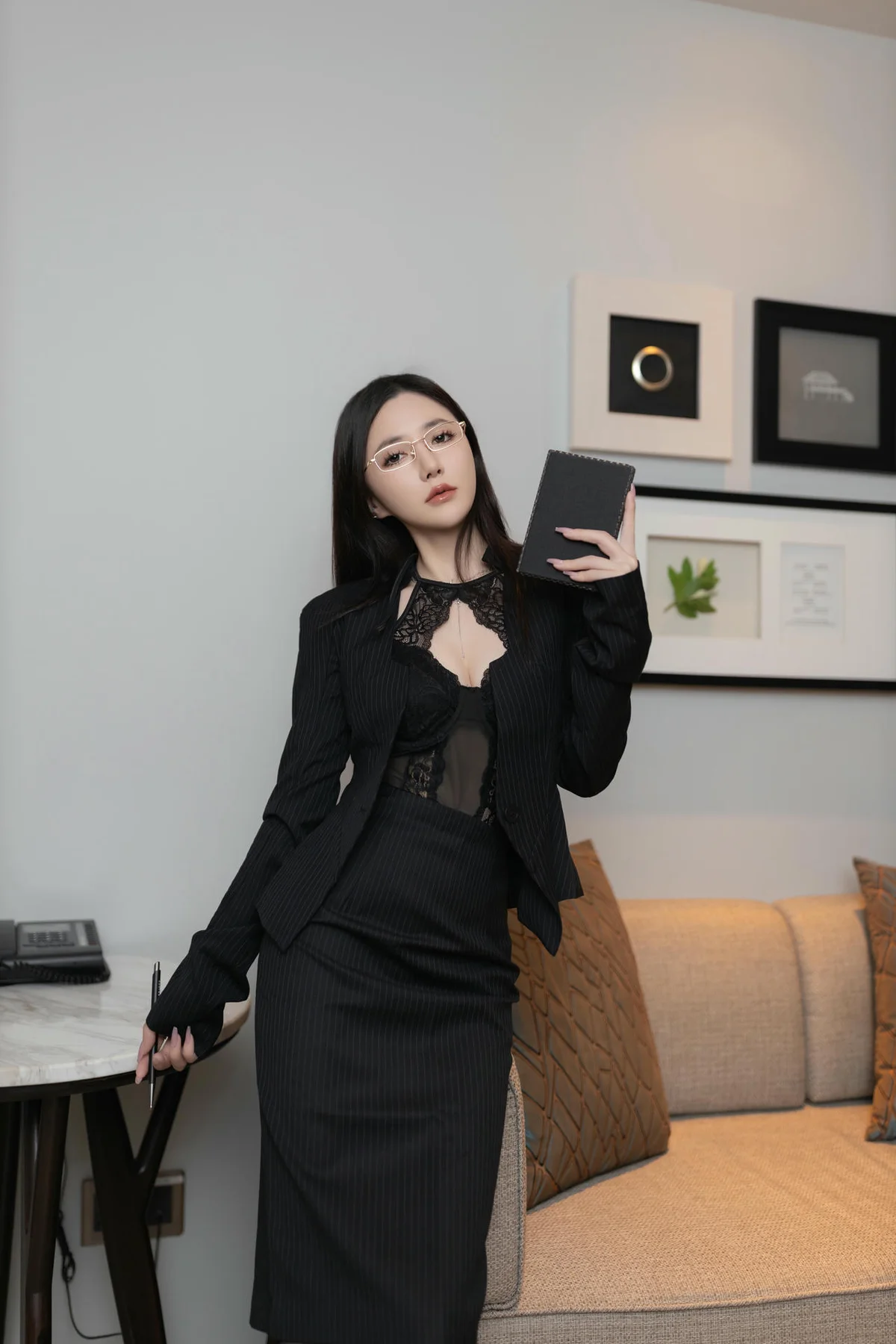 XiuRen 秀人 No.N115 鱼子酱Fish黑丝翘臀美腿 - 4