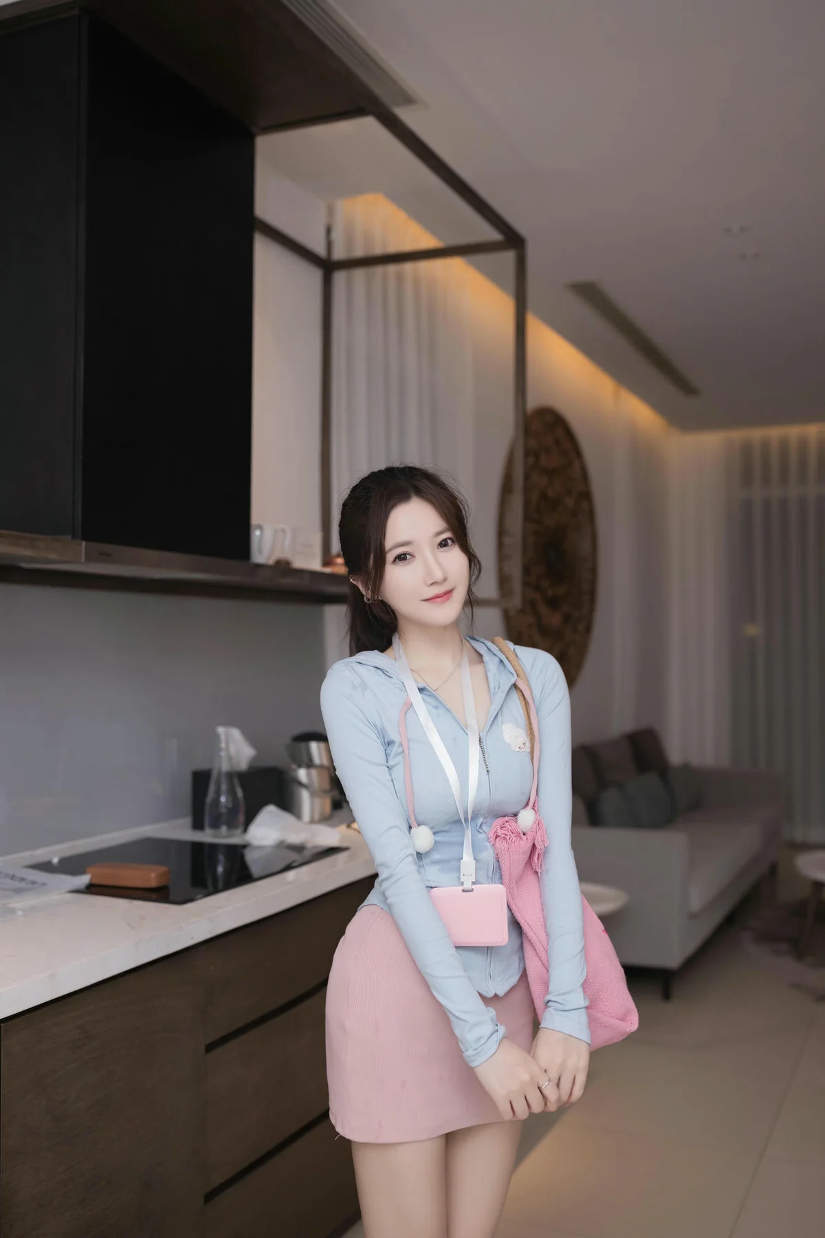 XiuRen 秀人 No.N121 鱼子酱Fish粉色短裙美图 - 8