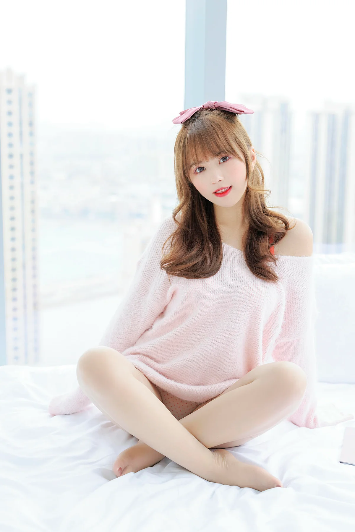XiuRen 秀人 No.N135 张思允Nice 粉色毛衣可爱少女 - 5