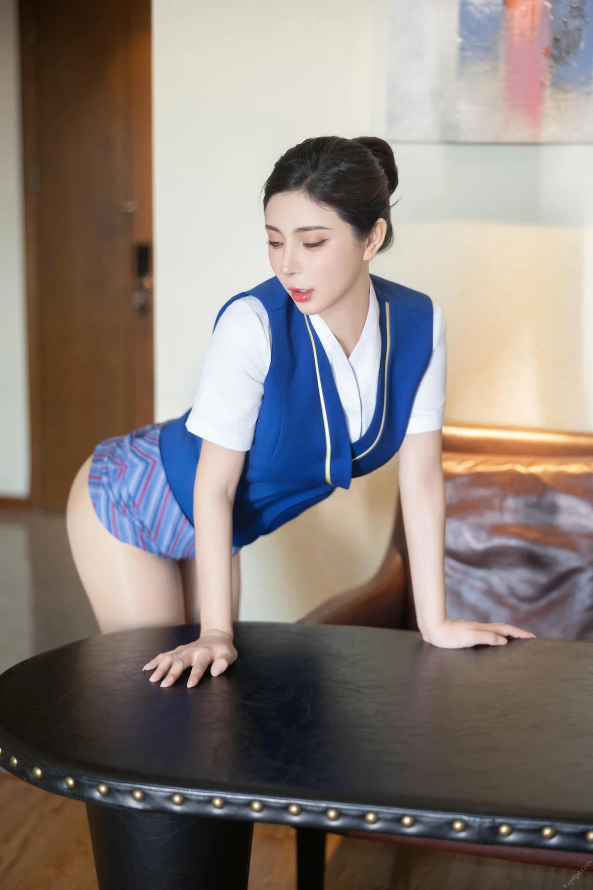 XiuRen 秀人 No.N160 小蛮妖空姐制服肉丝 - 4