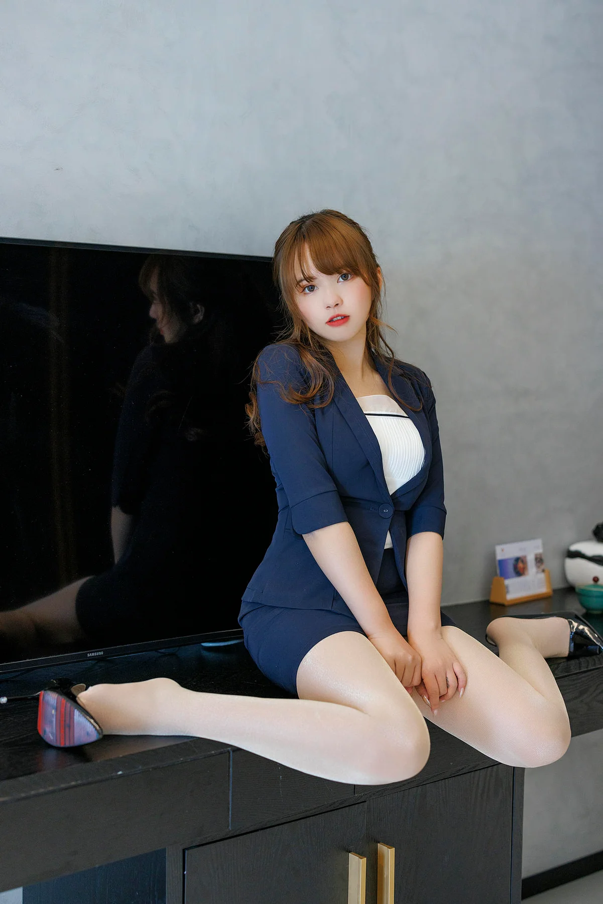 XiuRen 秀人 No.N165 张思允Nice制服ol办公 - 4