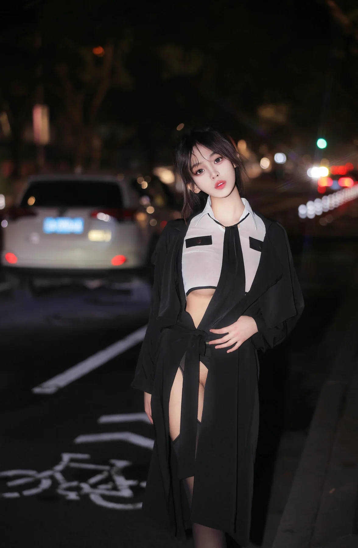 XiuRen 秀人 No.N176 王心悦制服黑丝吊袜醉酒 - 4