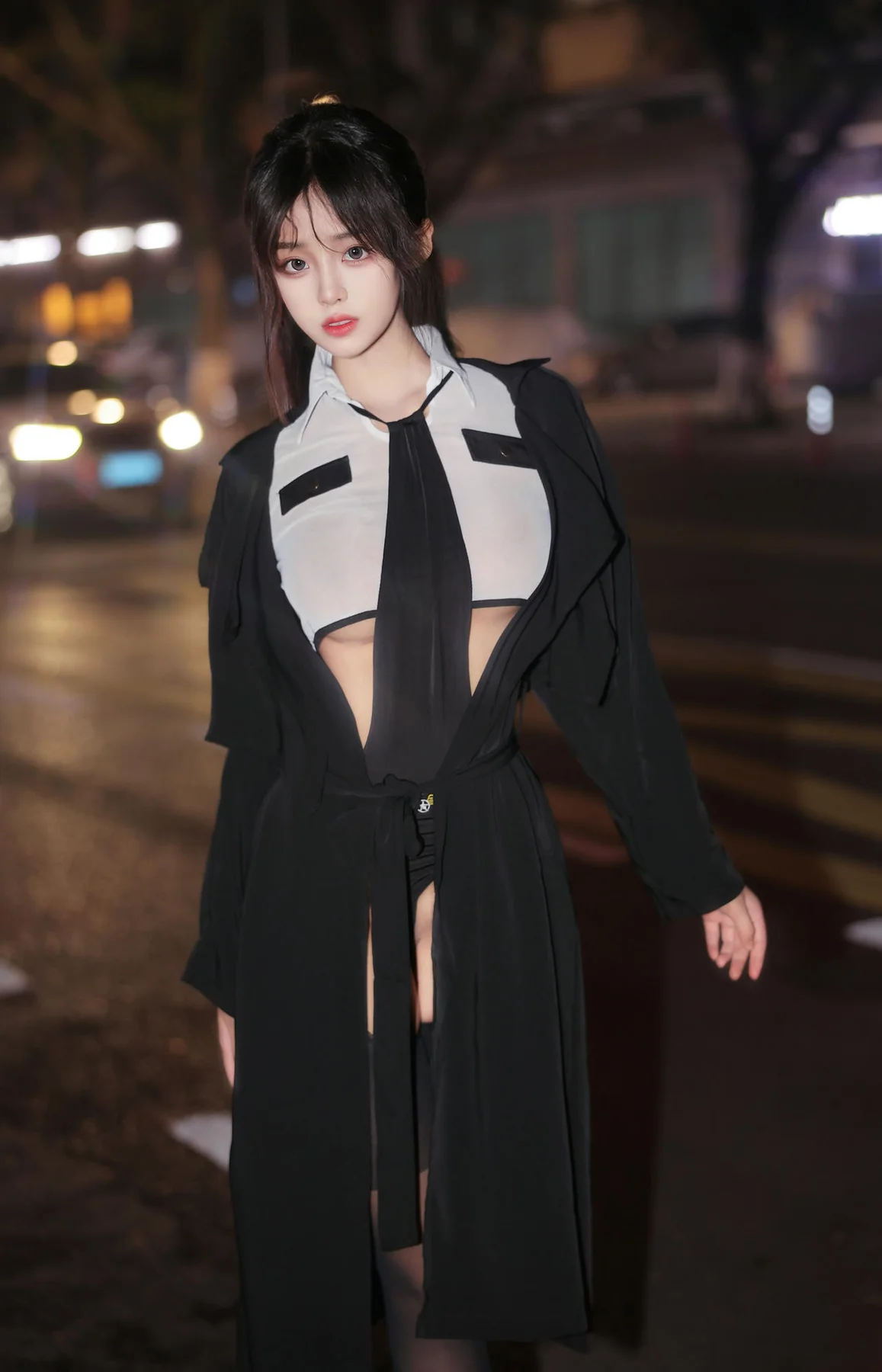 XiuRen 秀人 No.N176 王心悦制服黑丝吊袜醉酒 - 5