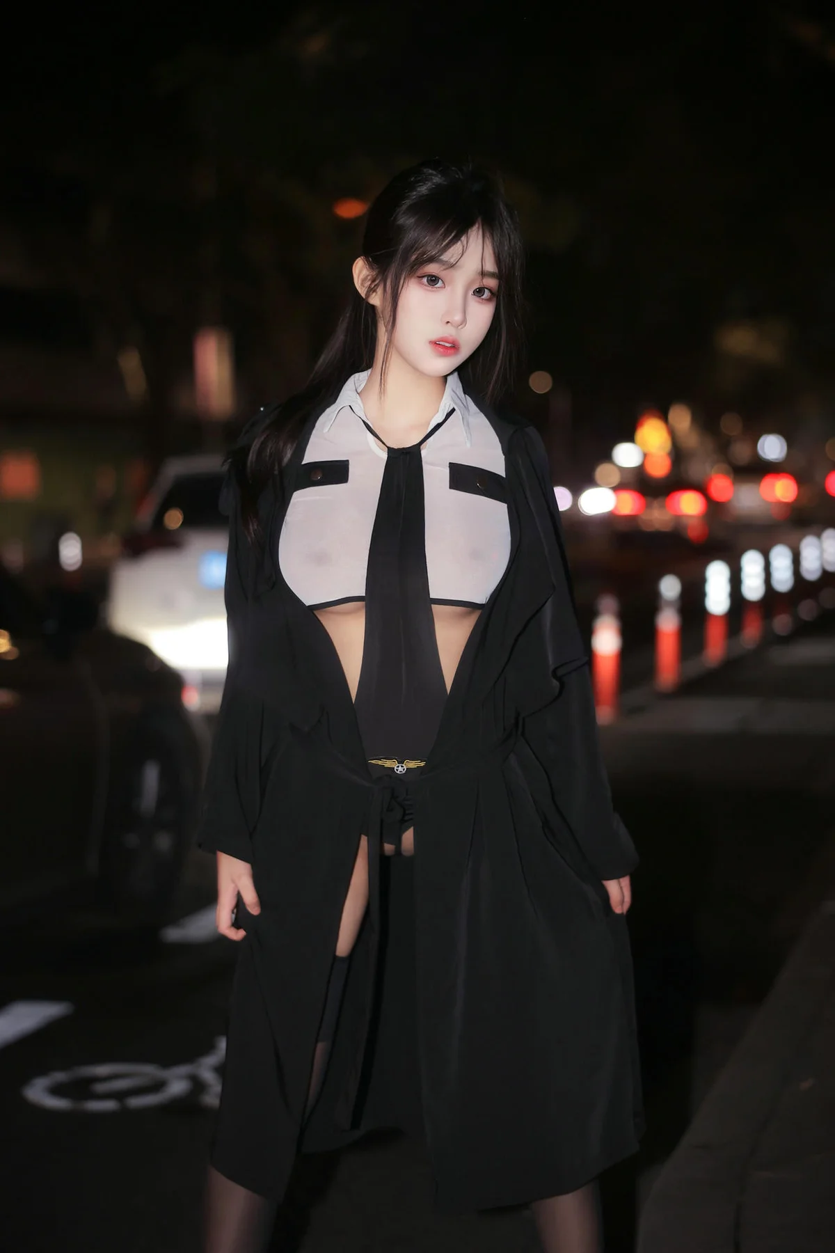 XiuRen 秀人 No.N176 王心悦制服黑丝吊袜醉酒 - 7