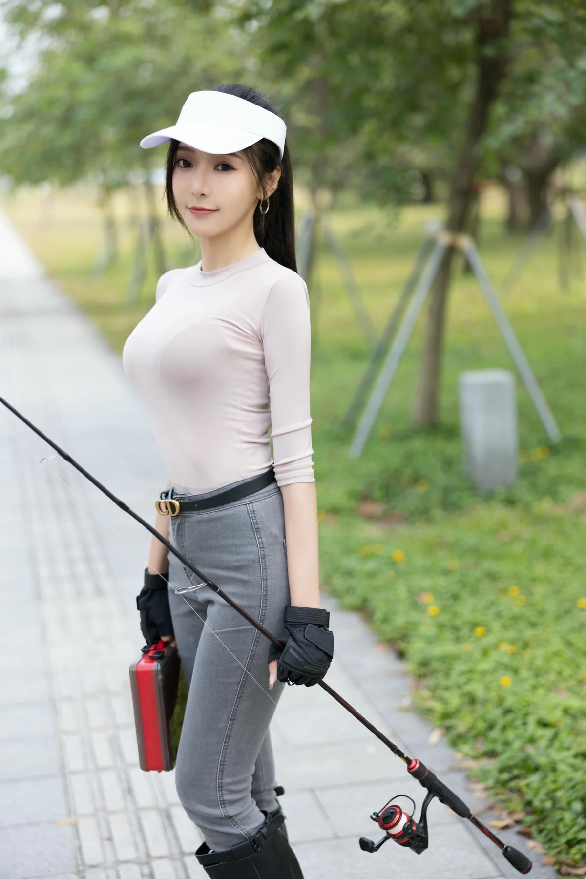 XiuRen 秀人 No.N184 王馨瑶钓鱼主题紧身牛仔裤 - 1