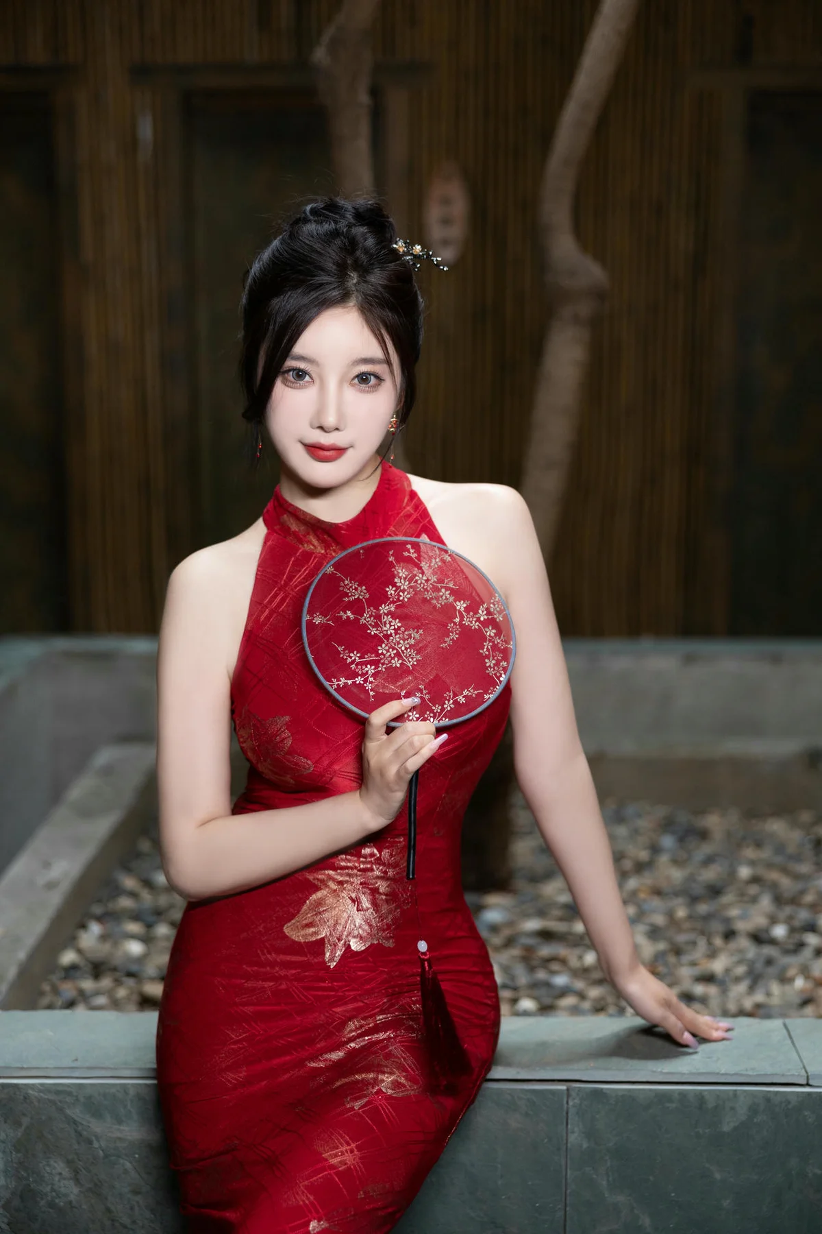 XiuRen 秀人 No.N226 杨晨晨女神性感红色旗袍 - 4