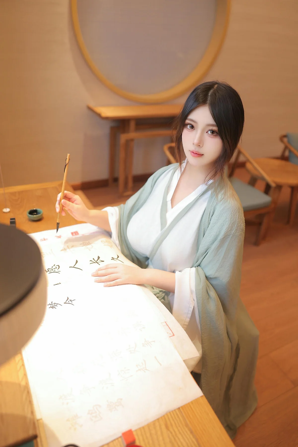 XiuRen 秀人 No.N230 蛋蛋宝美腿爆乳古风汉服 - 5