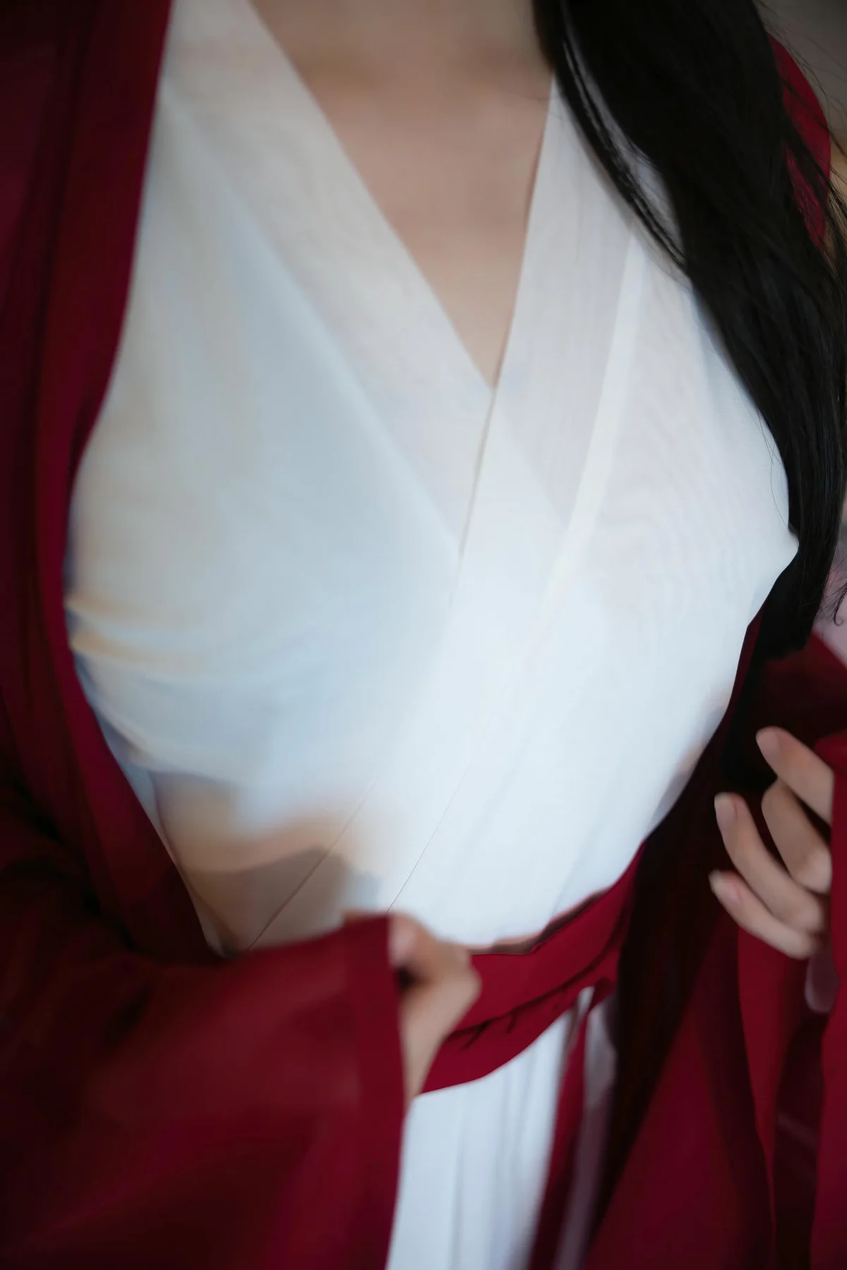 XiuRen 秀人 No.N240 谢小蒽古风制服红袍 - 1