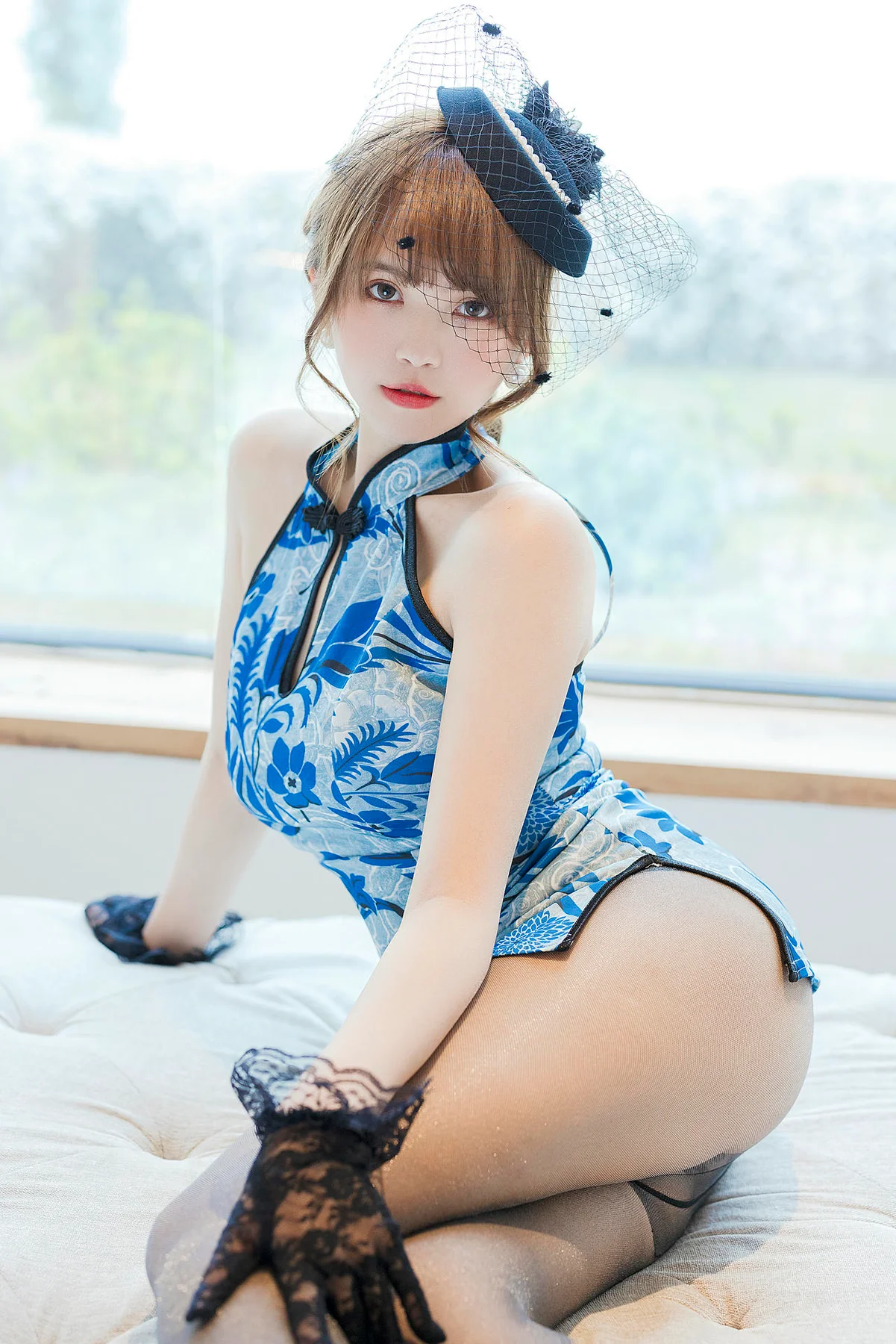 XiuRen 秀人 No.N243 张思允Nice性感旗袍制服 - 6