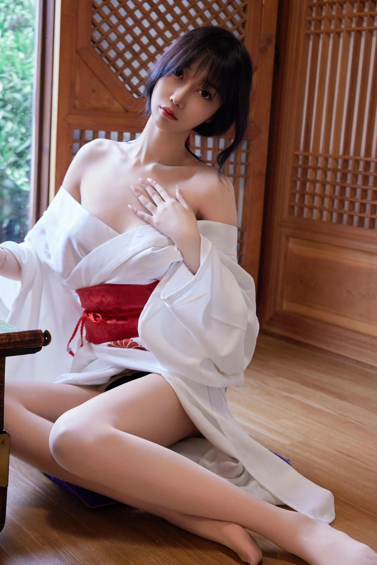 XiuRen 秀人 No.N284 玥儿玥和服制服香肩写真 - 8