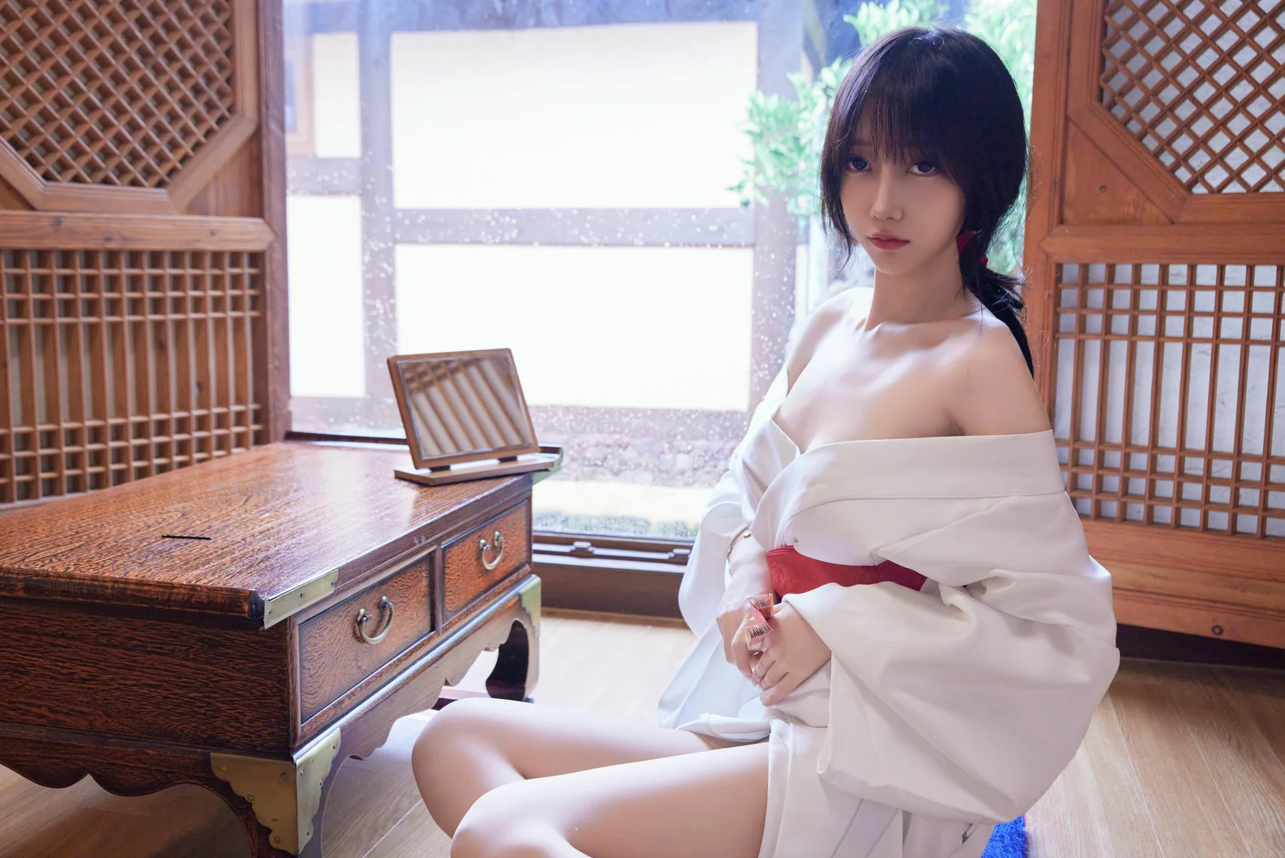 XiuRen 秀人 No.N284 玥儿玥和服制服香肩写真 - 2