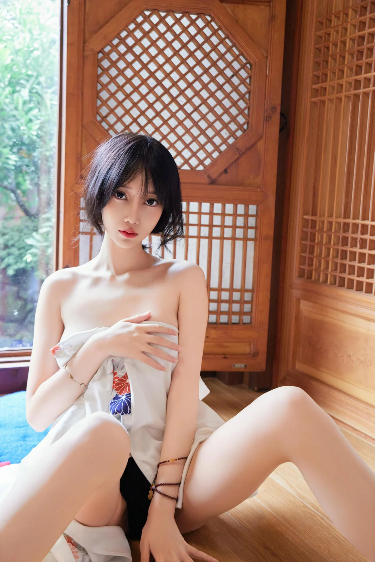 XiuRen 秀人 No.N284 玥儿玥和服制服香肩写真 - 5