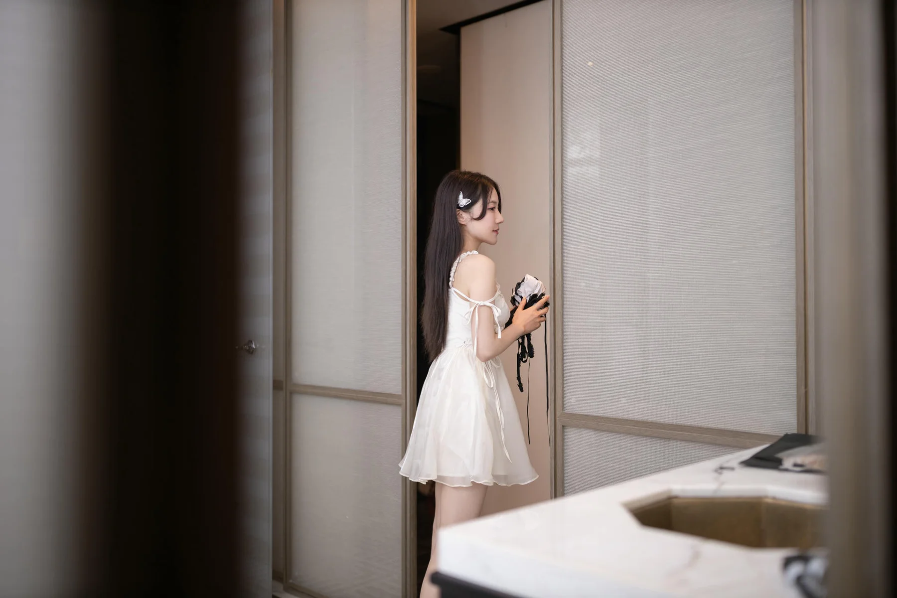 XiuRen 秀人 No.N285 鱼子酱Fish奶牛装吊袜 - 3