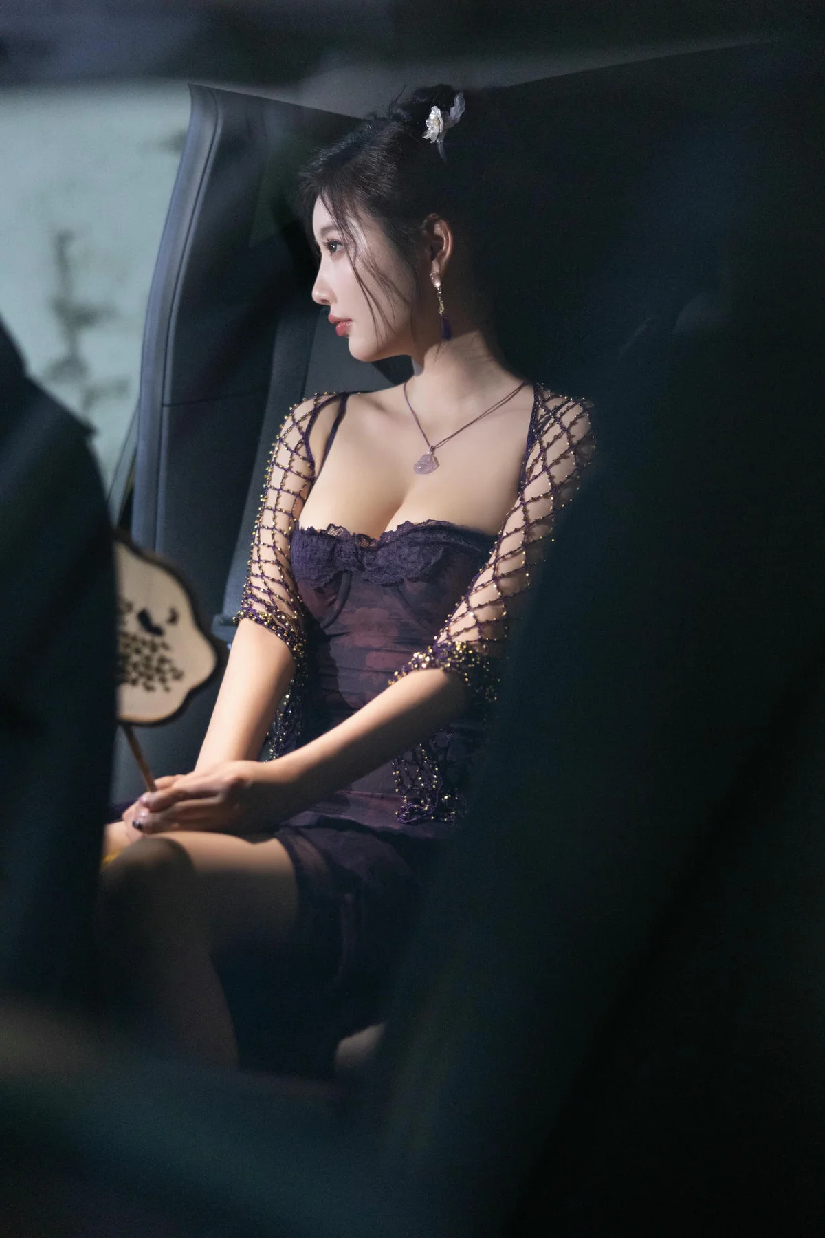 XiuRen 秀人 No.N287 杨晨晨性感紫色旗袍 - 1