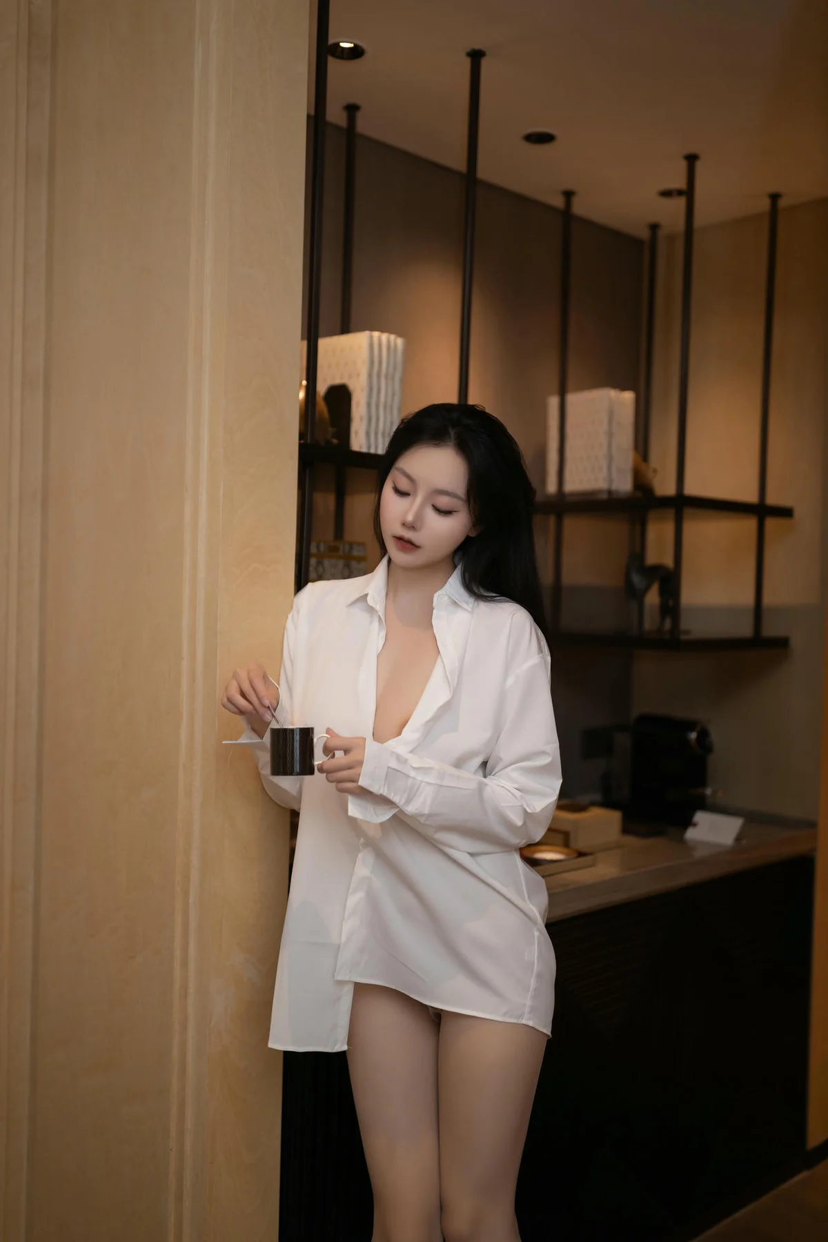 XiuRen 秀人 No.N289 安然anran性感玉体白衬衫 - 6