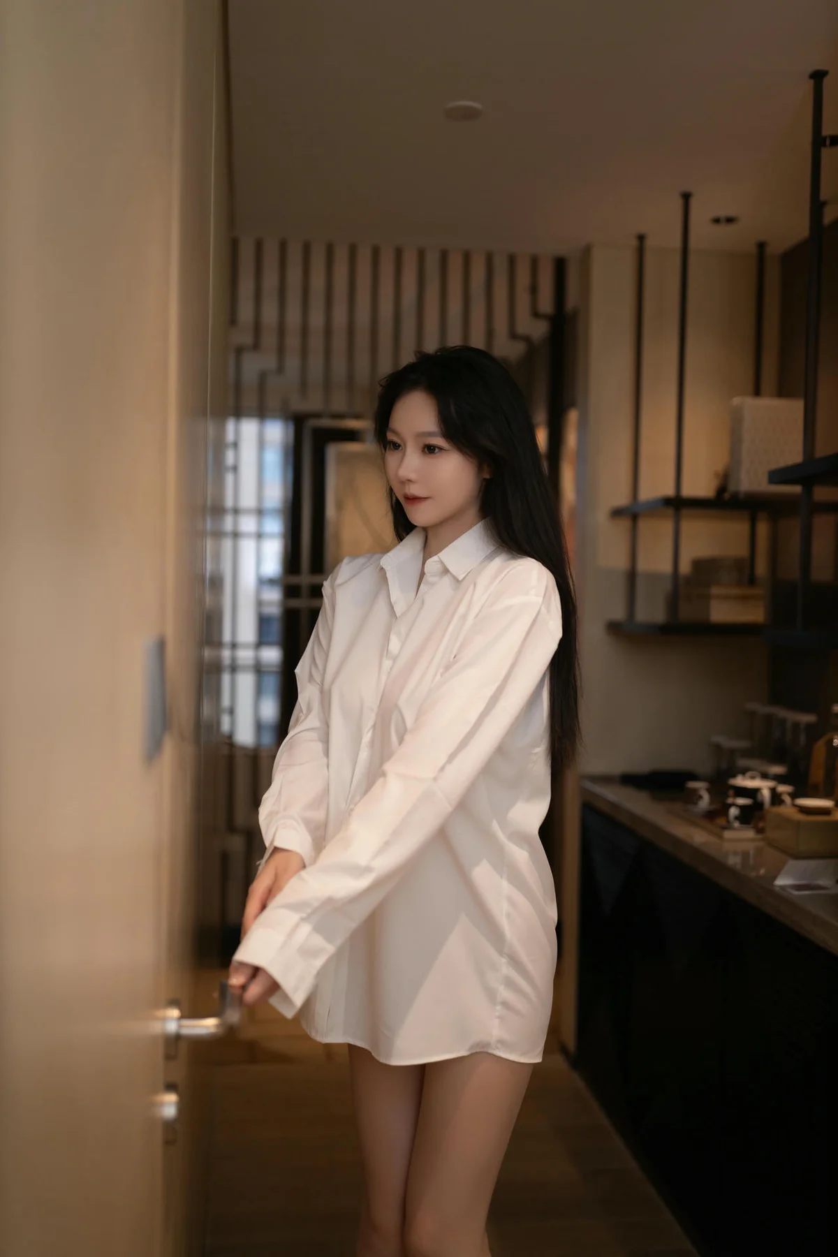 XiuRen 秀人 No.N289 安然anran性感玉体白衬衫 - 6