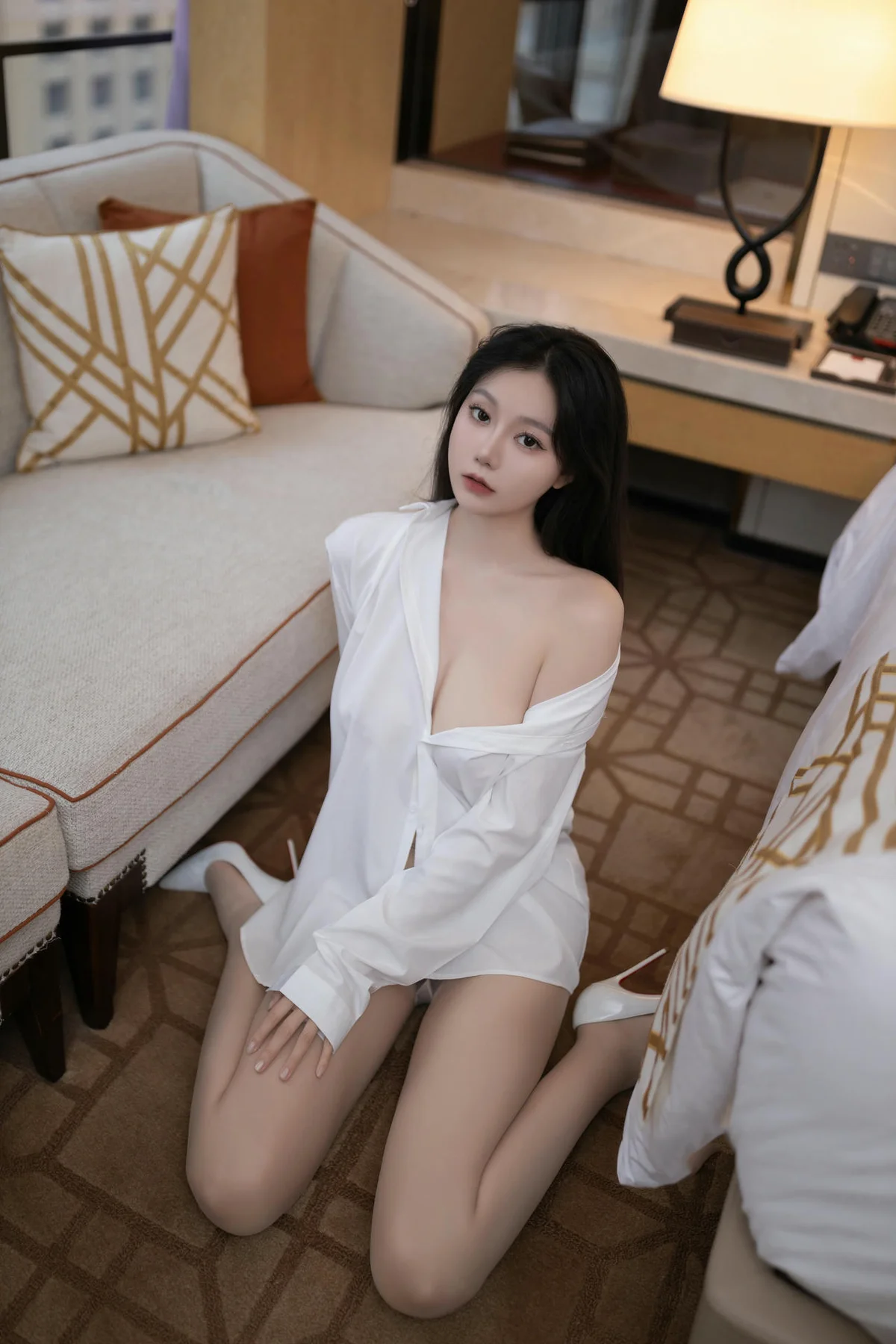 XiuRen 秀人 No.N289 安然anran性感玉体白衬衫 - 6