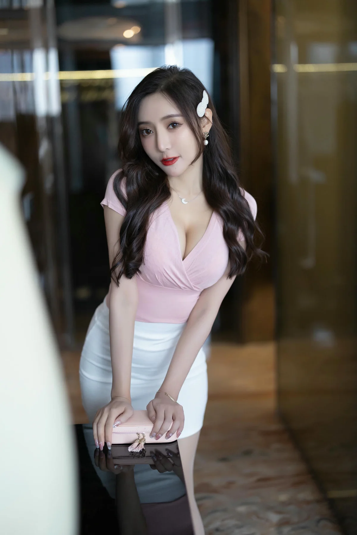 XiuRen 秀人 No.N292 王馨瑶 白色紧身裙翘臀 - 4