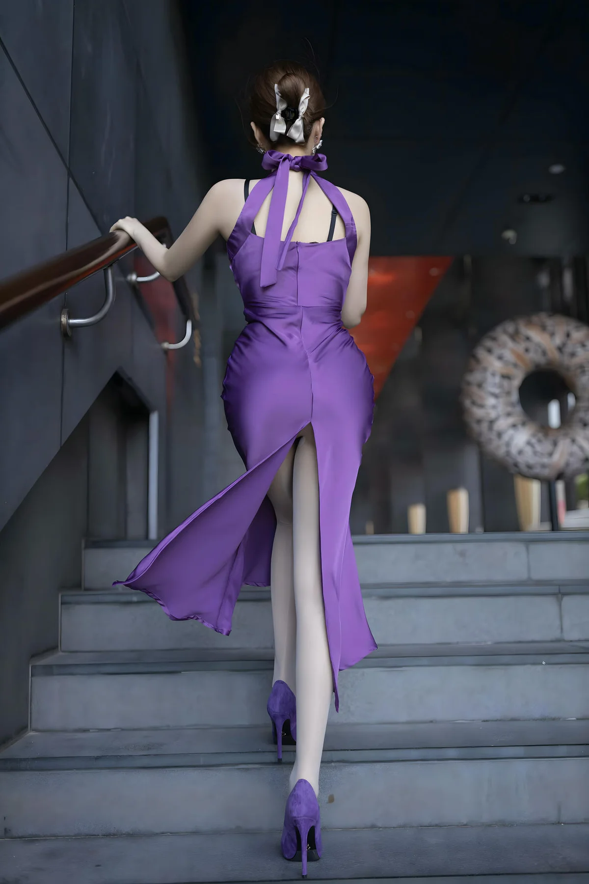 XiuRen 秀人 No.N298 鱼子酱Fish蓝色礼服美腿 - 1