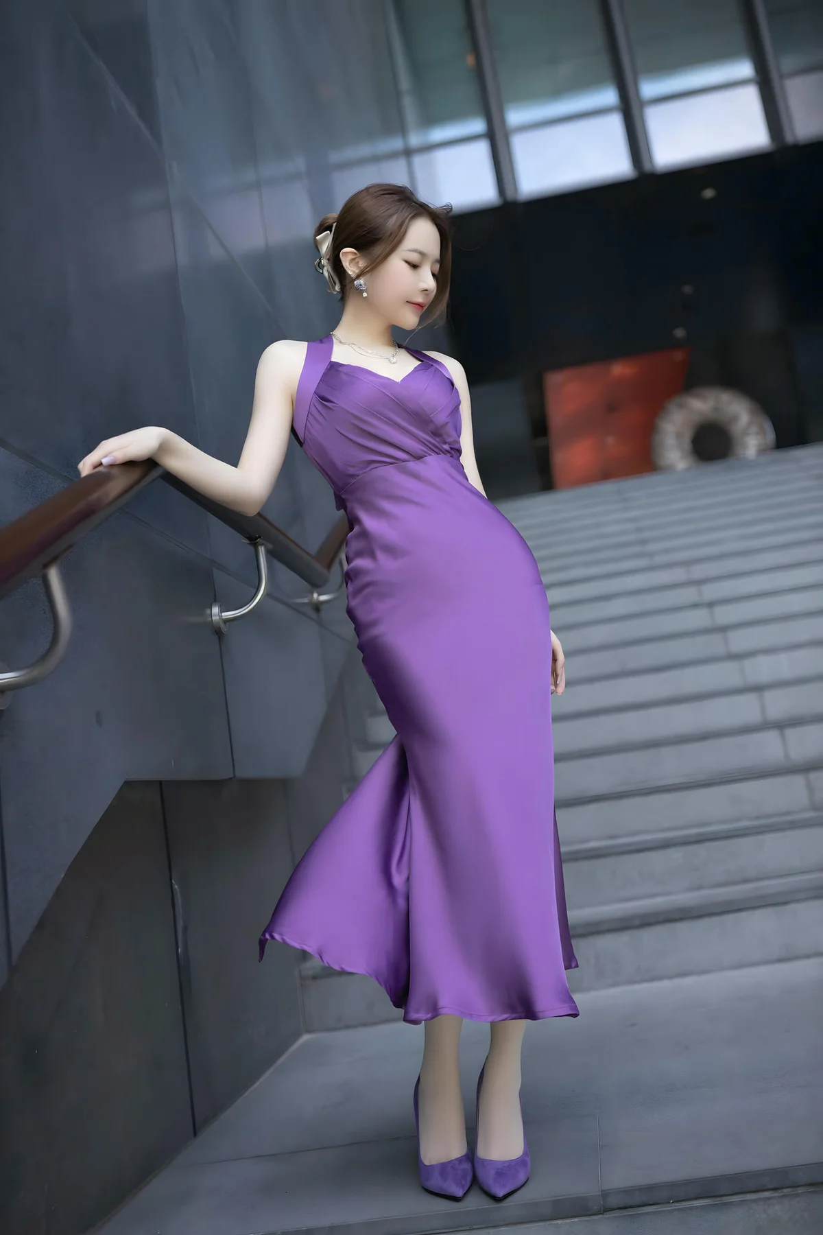 XiuRen 秀人 No.N298 鱼子酱Fish蓝色礼服美腿 - 4