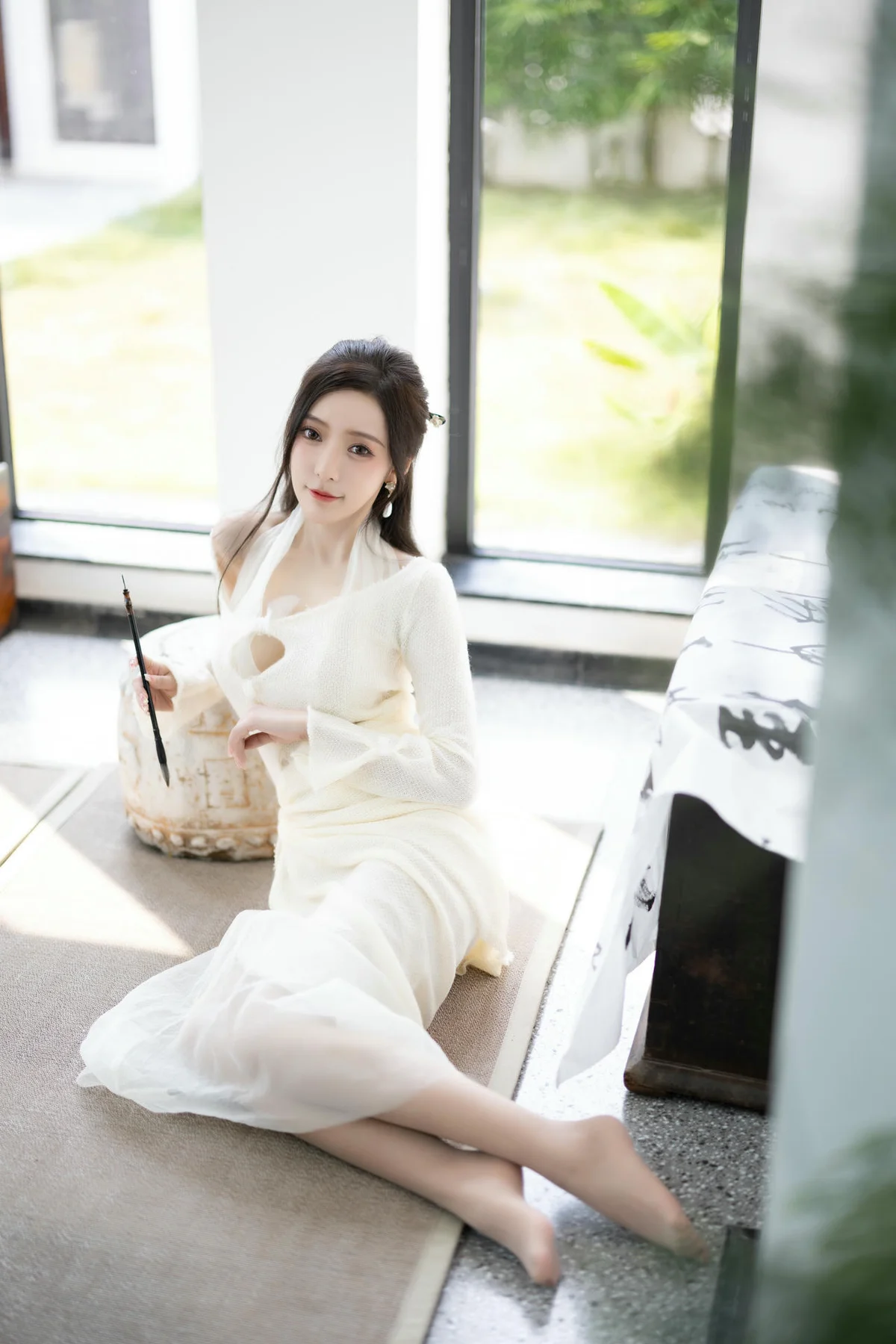 XiuRen 秀人 No.N307 王馨瑶白色长裙气质美女 - 1