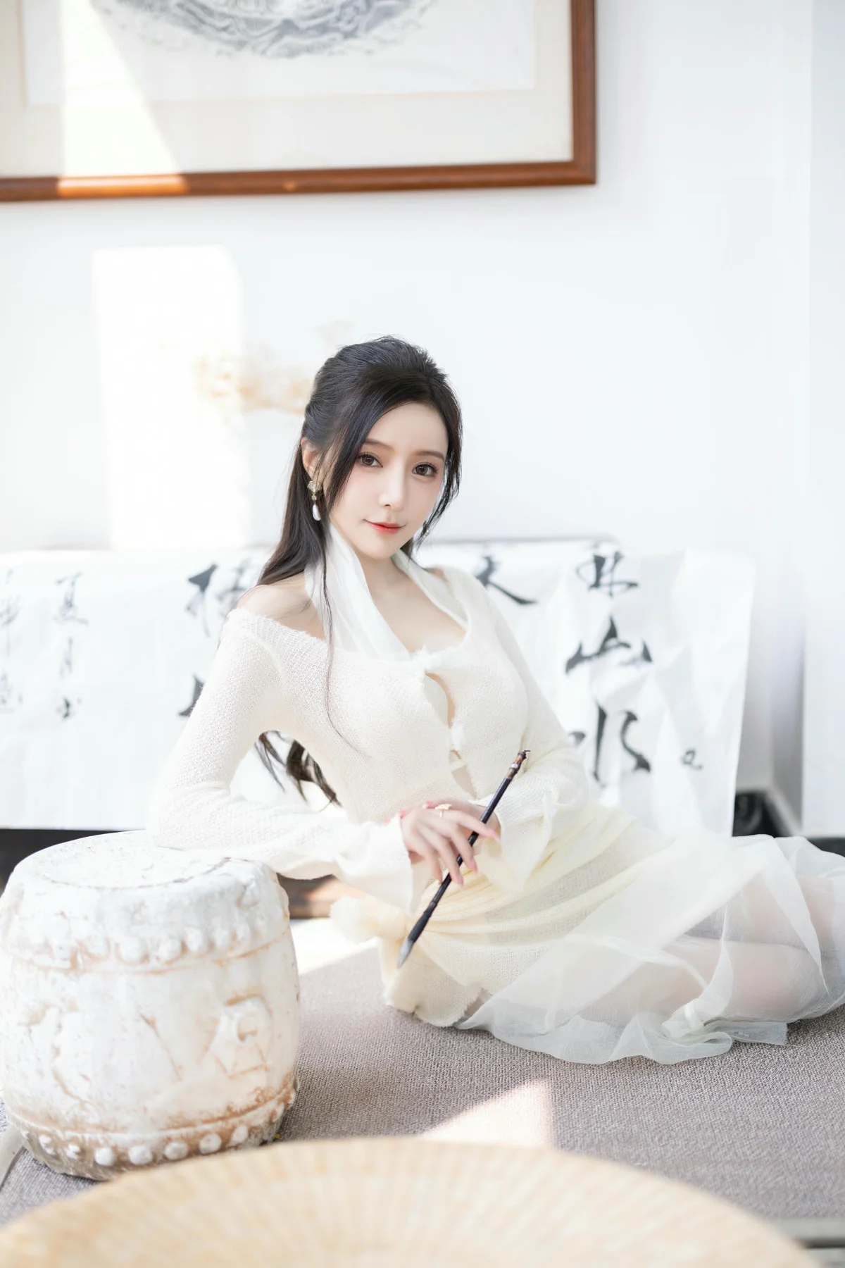XiuRen 秀人 No.N307 王馨瑶白色长裙气质美女 - 4