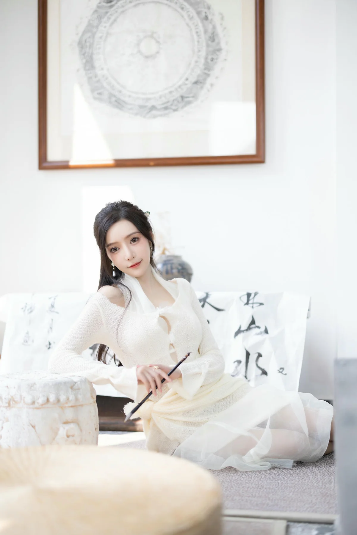 XiuRen 秀人 No.N307 王馨瑶白色长裙气质美女 - 5
