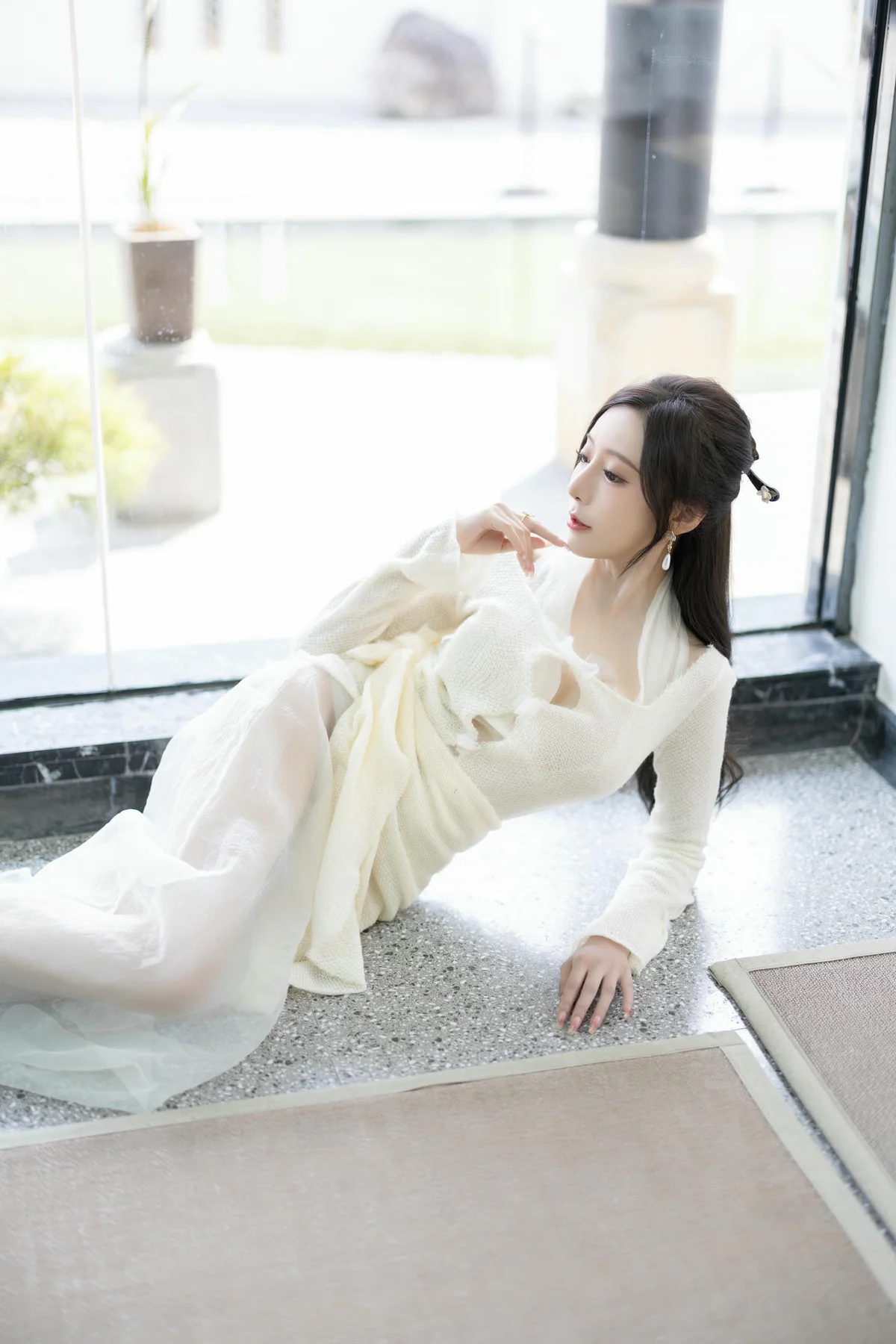 XiuRen 秀人 No.N307 王馨瑶白色长裙气质美女 - 10