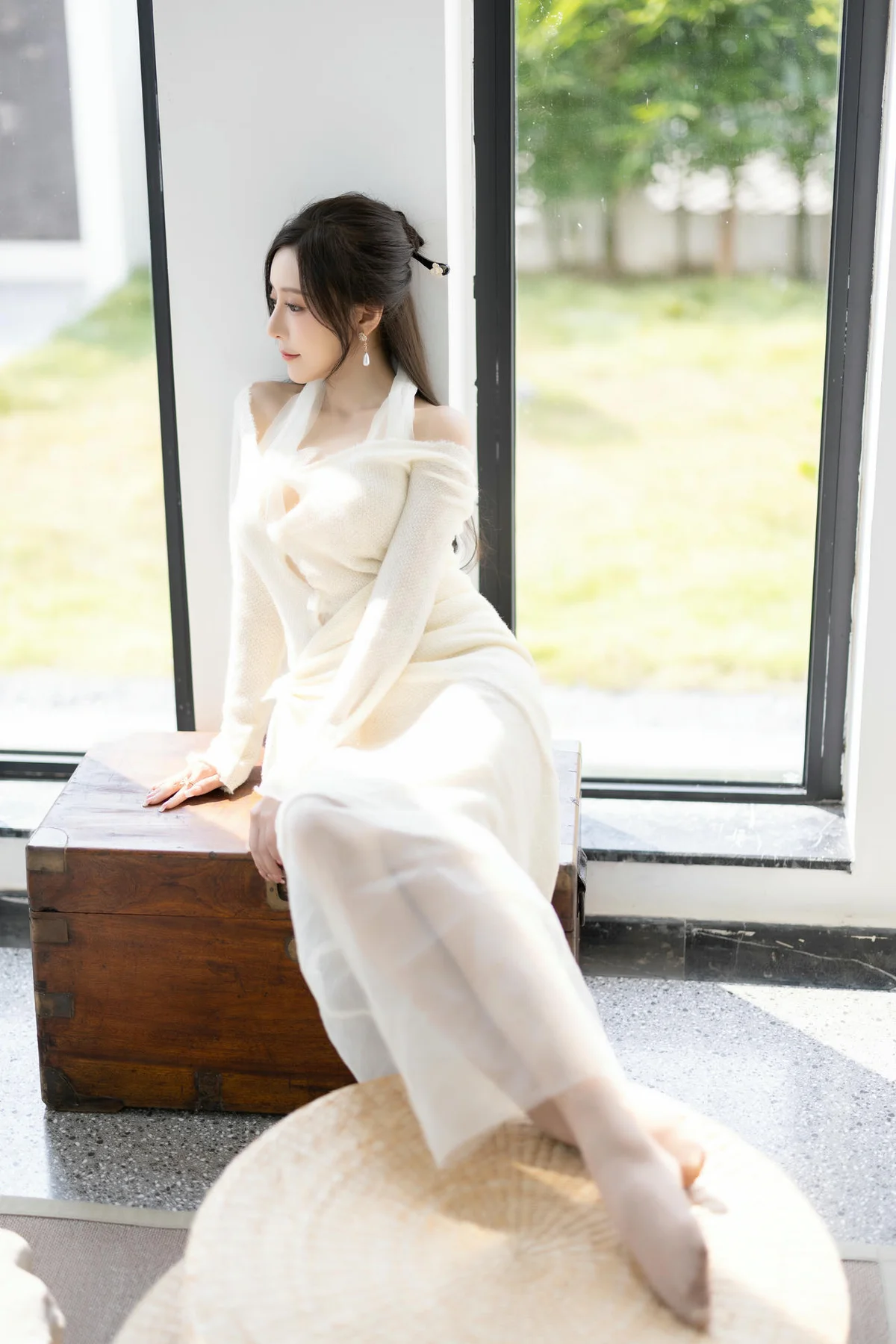 XiuRen 秀人 No.N307 王馨瑶白色长裙气质美女 - 4