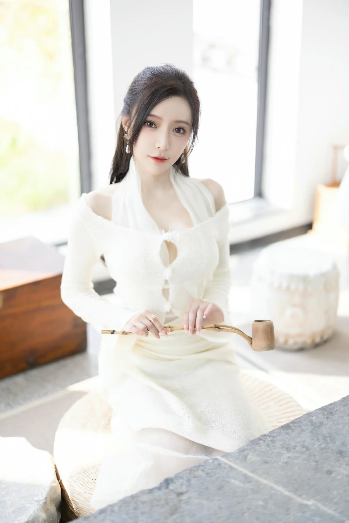 XiuRen 秀人 No.N307 王馨瑶白色长裙气质美女 - 7