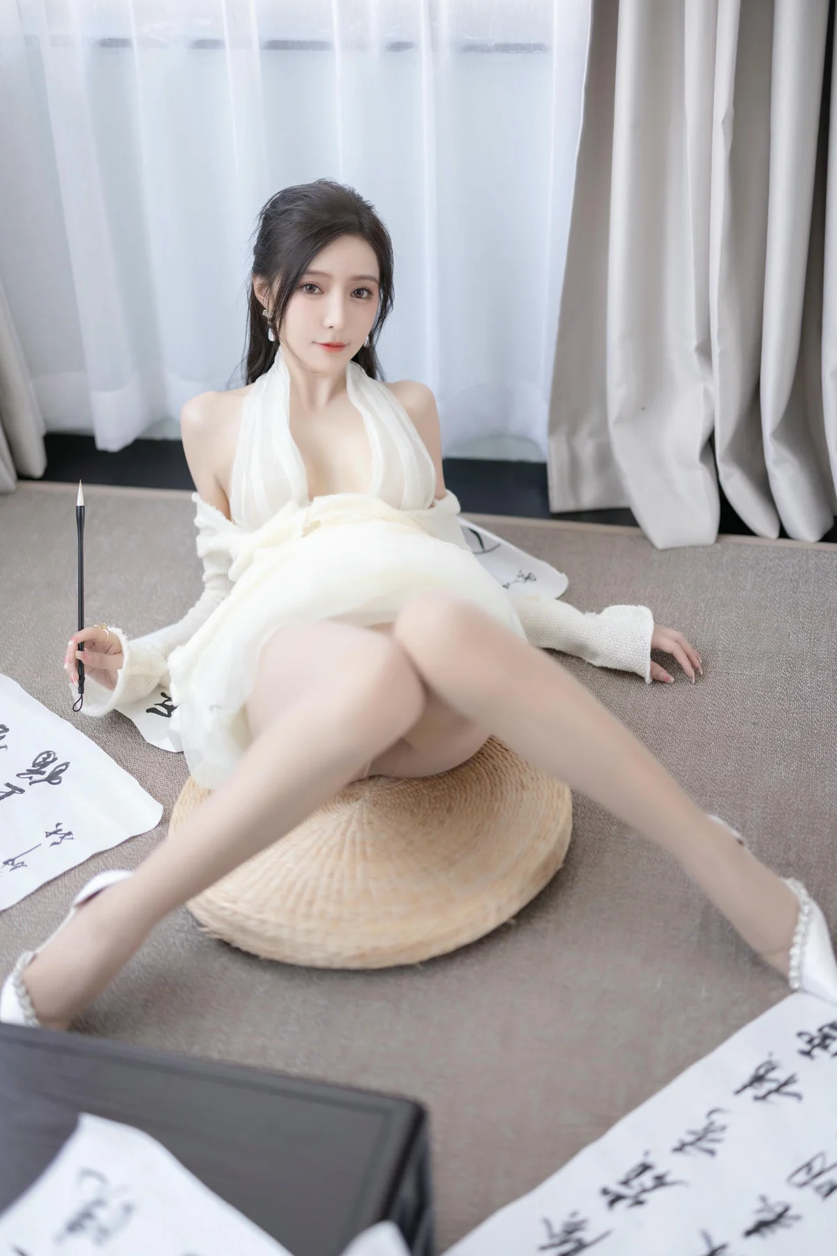 XiuRen 秀人 No.N307 王馨瑶白色长裙气质美女 - 5