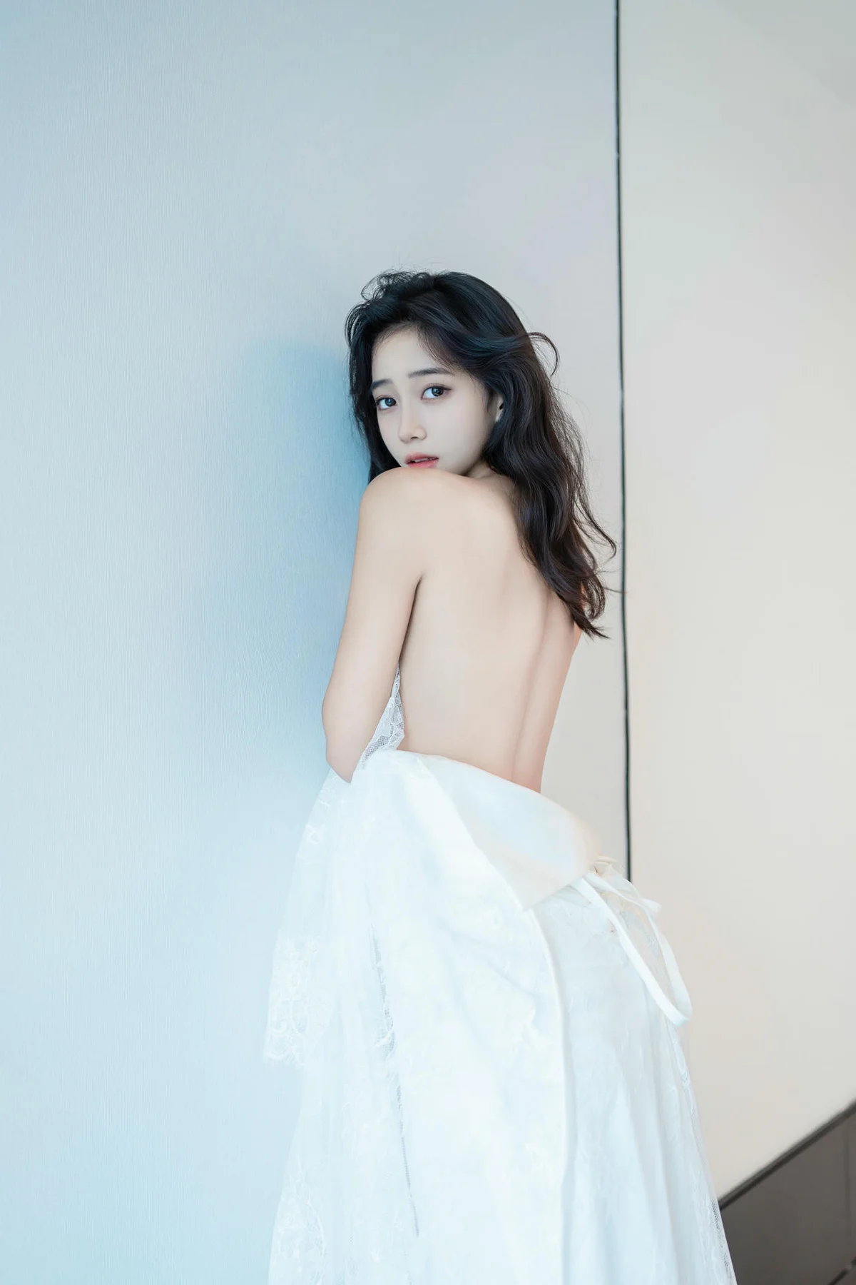 XiuRen 秀人 No.N309 时安安蕾丝白色长裙 - 9