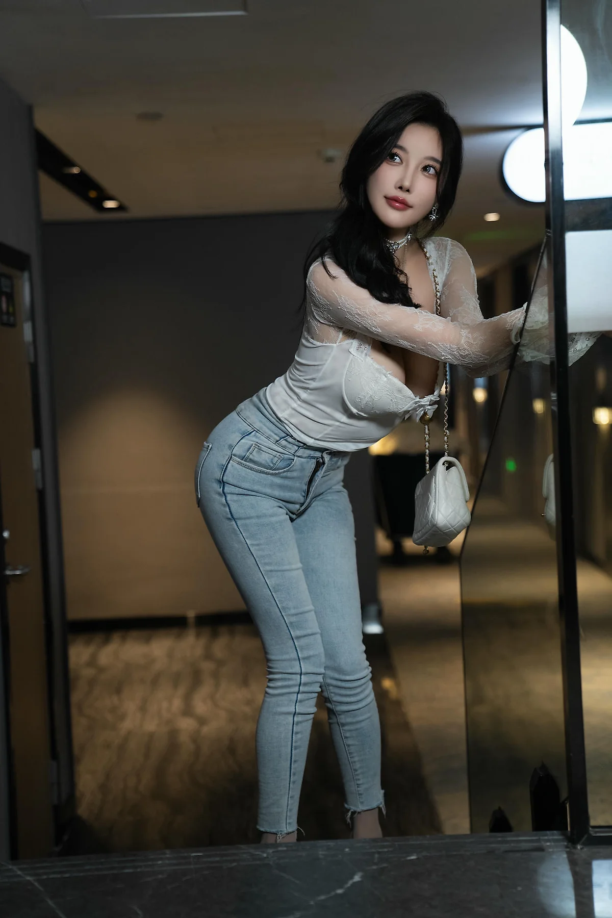 XiuRen 秀人 No.N330 杨晨晨爆乳白丝女神写真 - 8