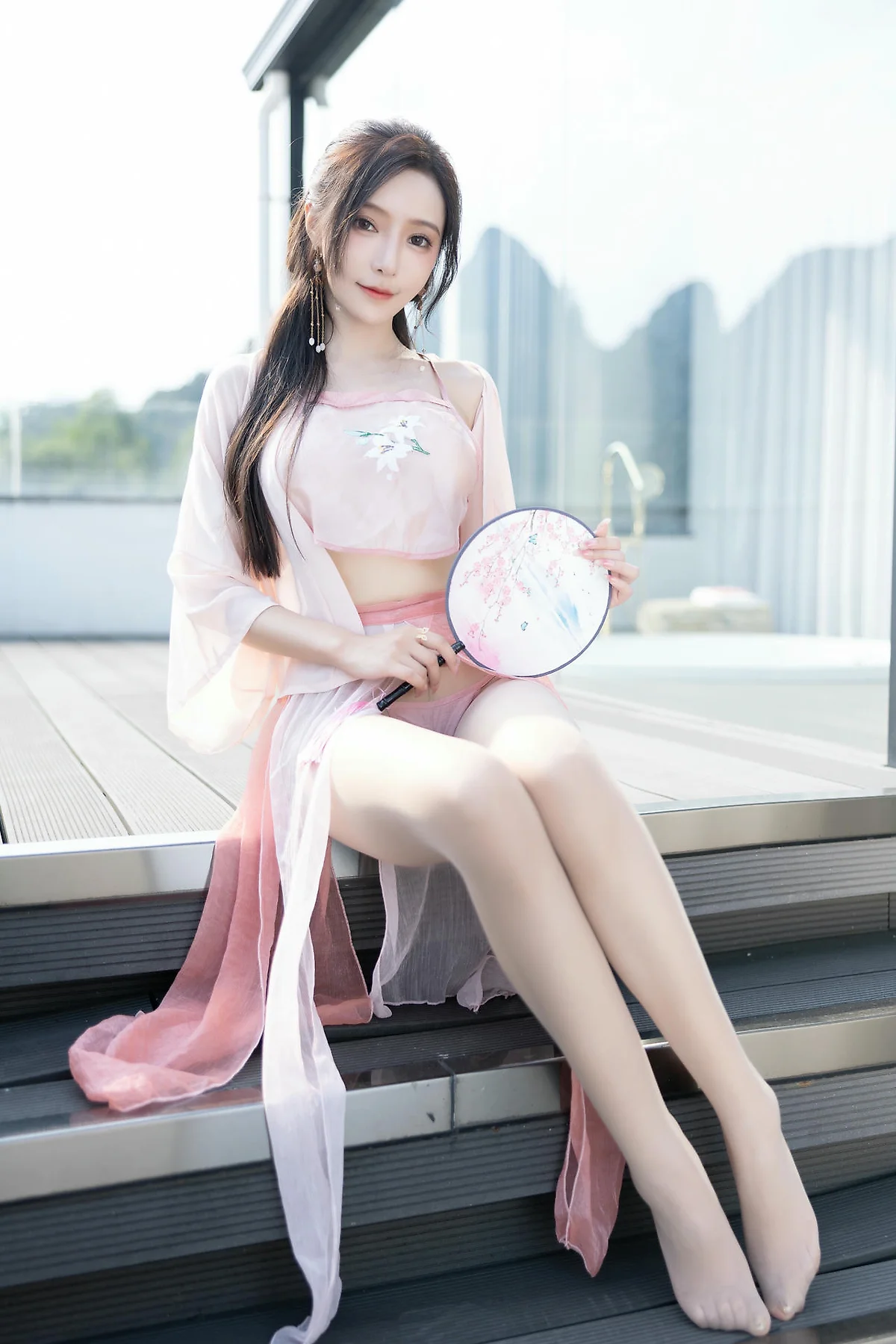XiuRen 秀人 No.N335 王馨瑶粉色古装写真 - 6