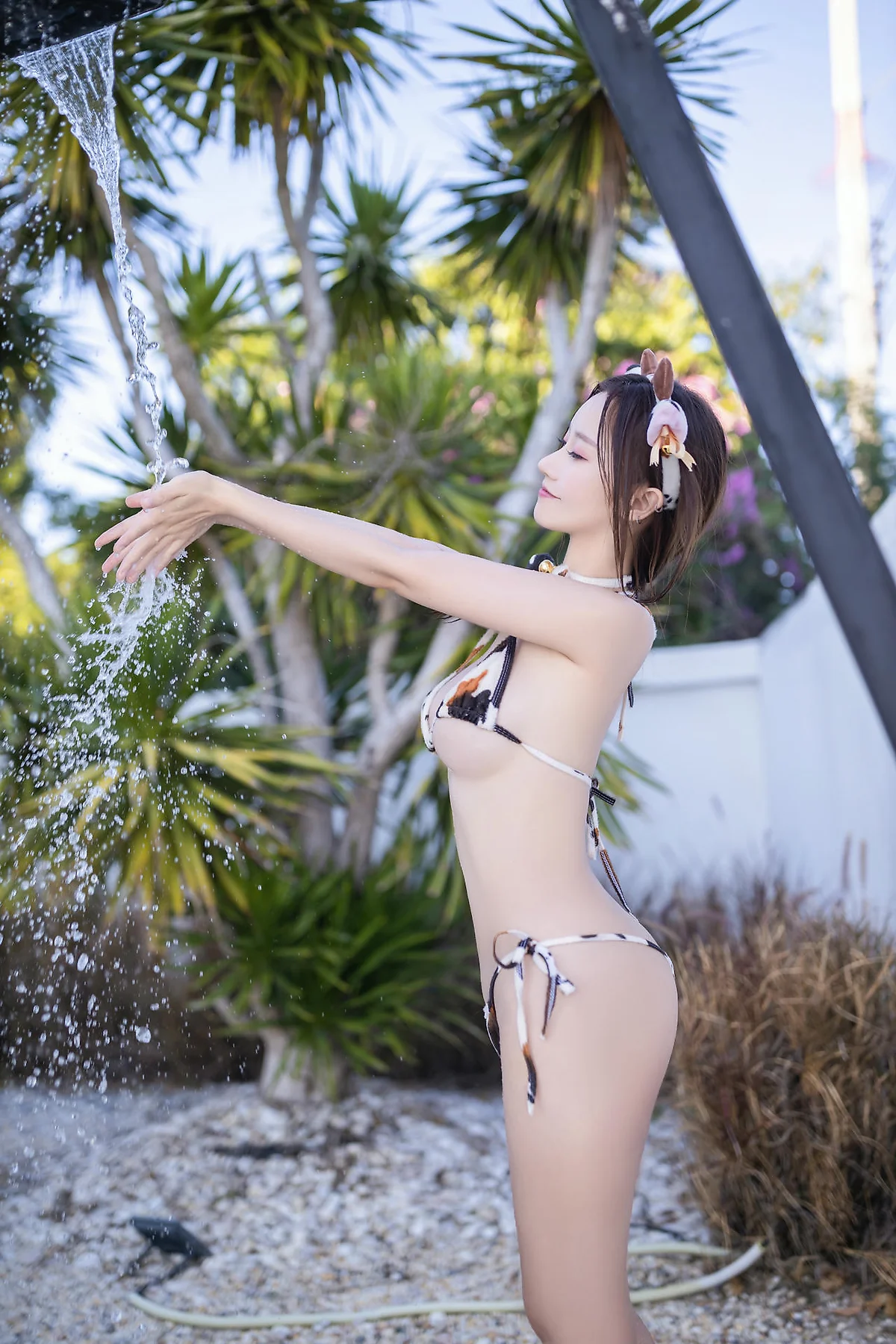 XiuRen 秀人 No.N347 杏子情趣奶牛翘臀黑丝 - 7