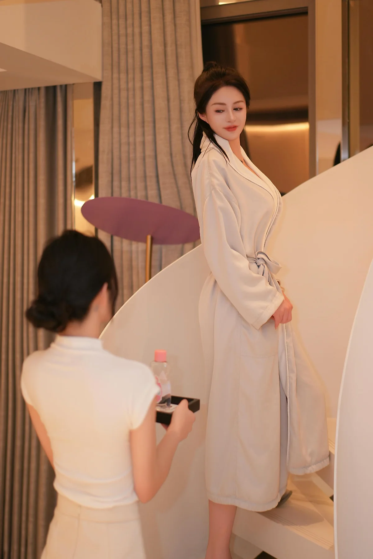 XiuRen 秀人 No.N352 林幼一&谭小灵双人精油写真 - 8