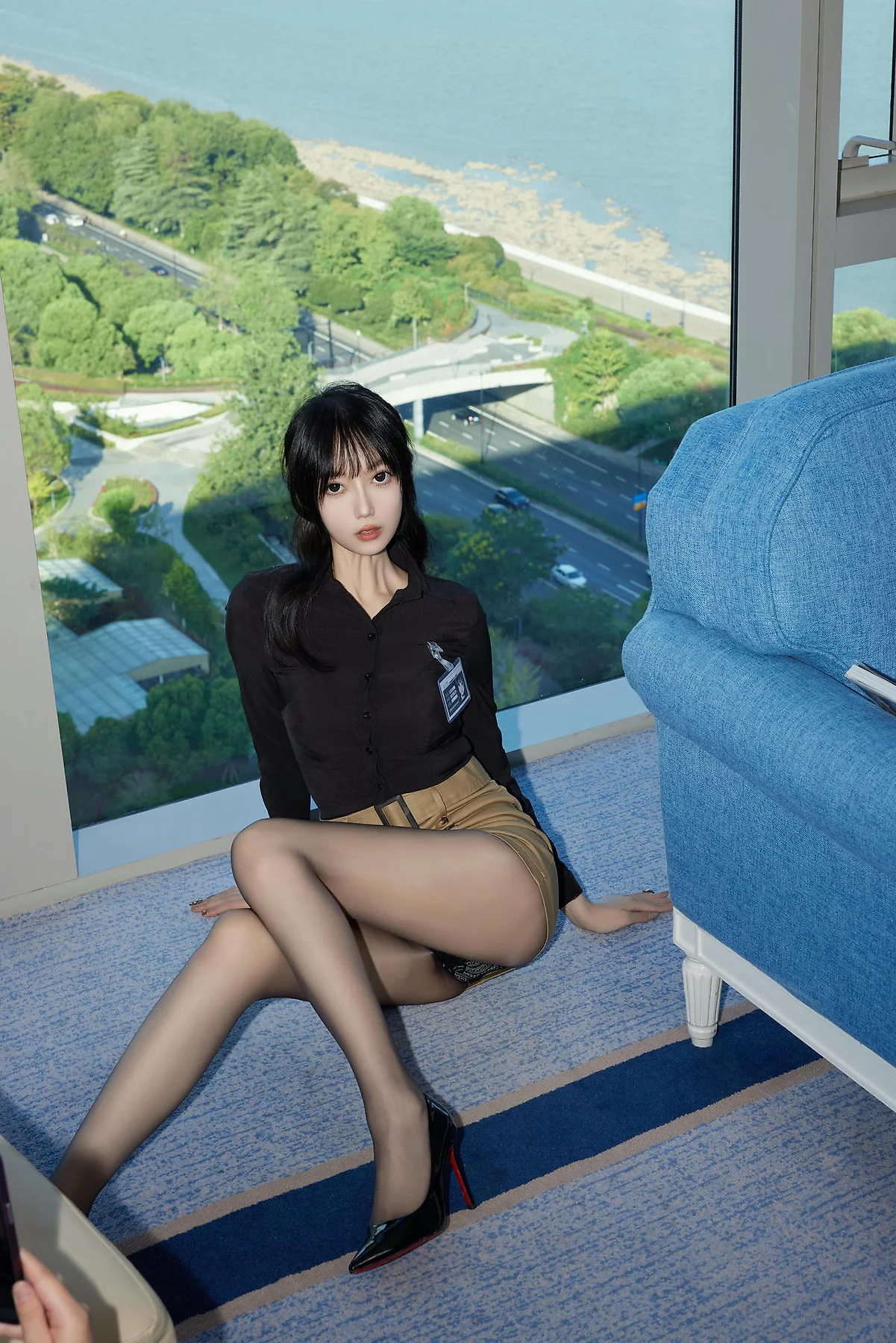 XiuRen 秀人 No.N367 玥儿玥黑丝红带玉体 - 10