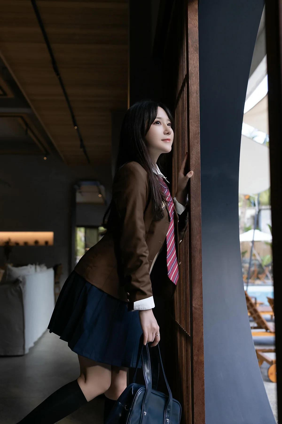 XiuRen 秀人 No.N373 鱼子酱Fish超短jk裙学生美女 - 2