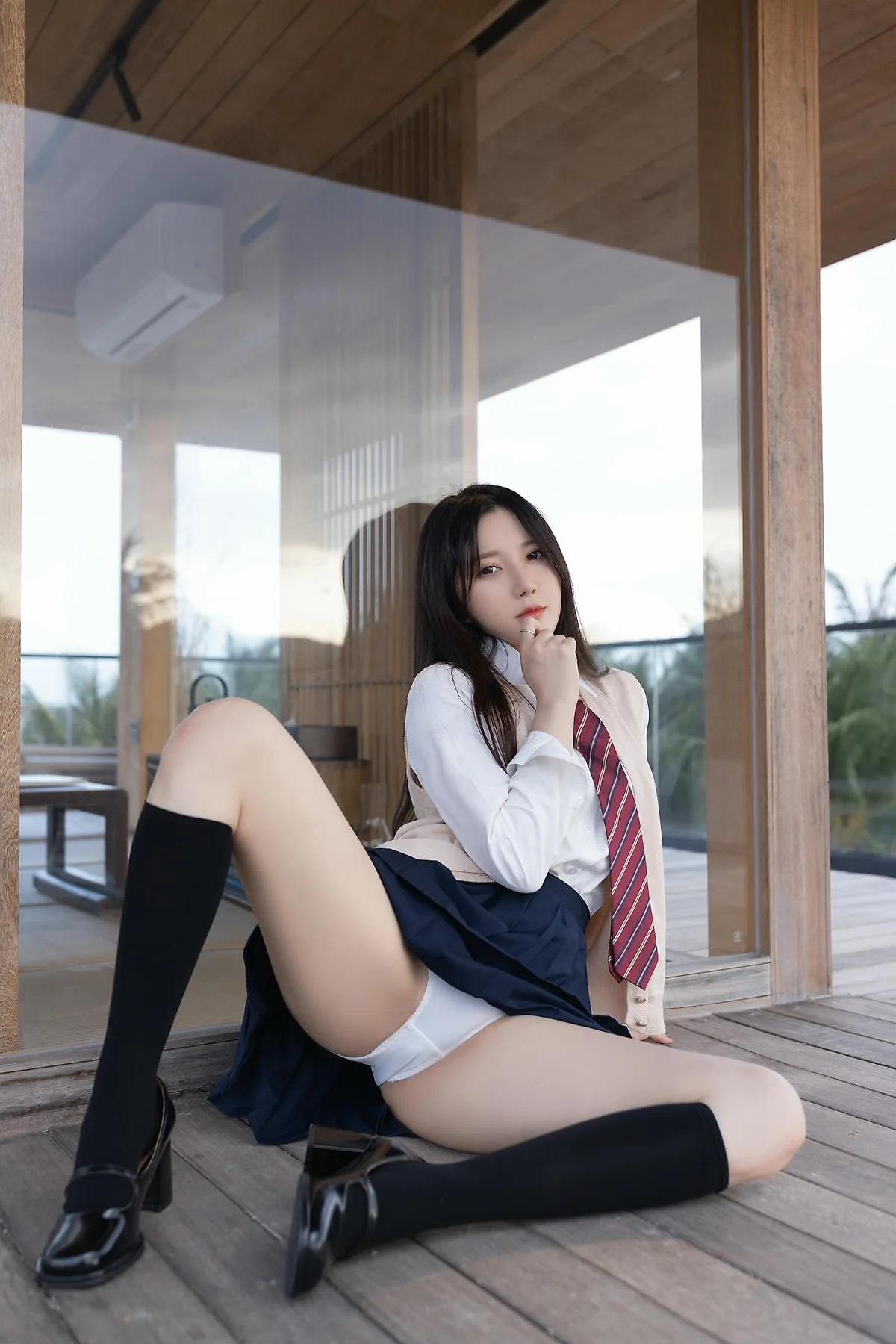 XiuRen 秀人 No.N373 鱼子酱Fish超短jk裙学生美女 - 9