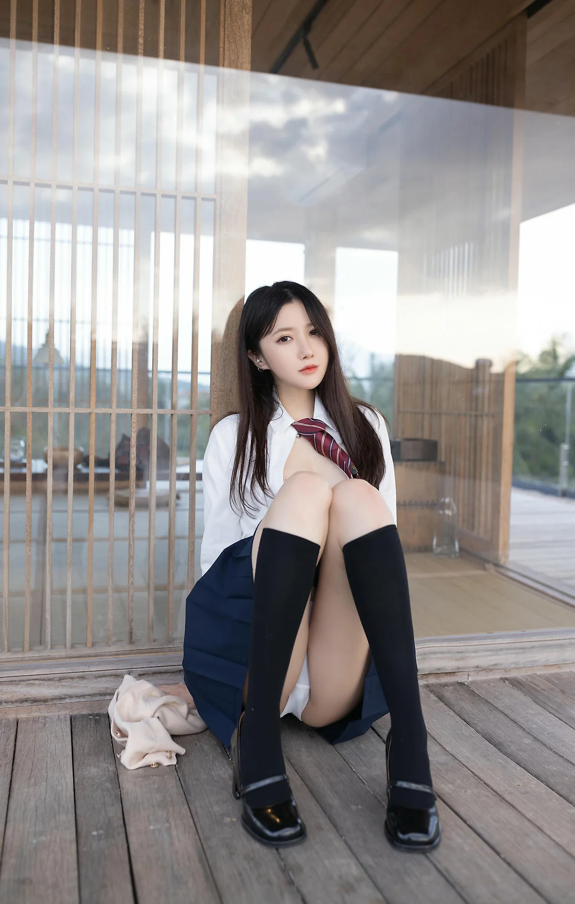XiuRen 秀人 No.N373 鱼子酱Fish超短jk裙学生美女 - 7