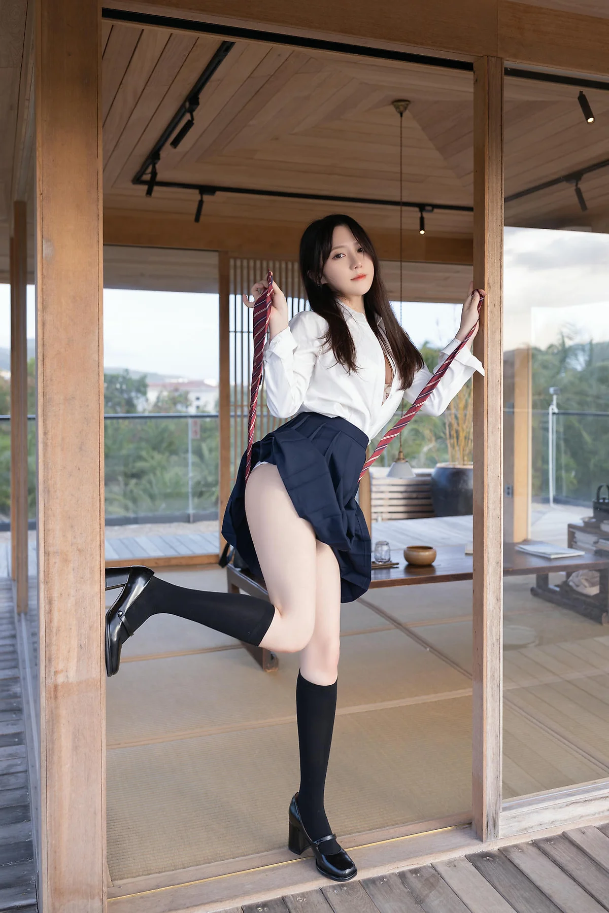 XiuRen 秀人 No.N373 鱼子酱Fish超短jk裙学生美女 - 2