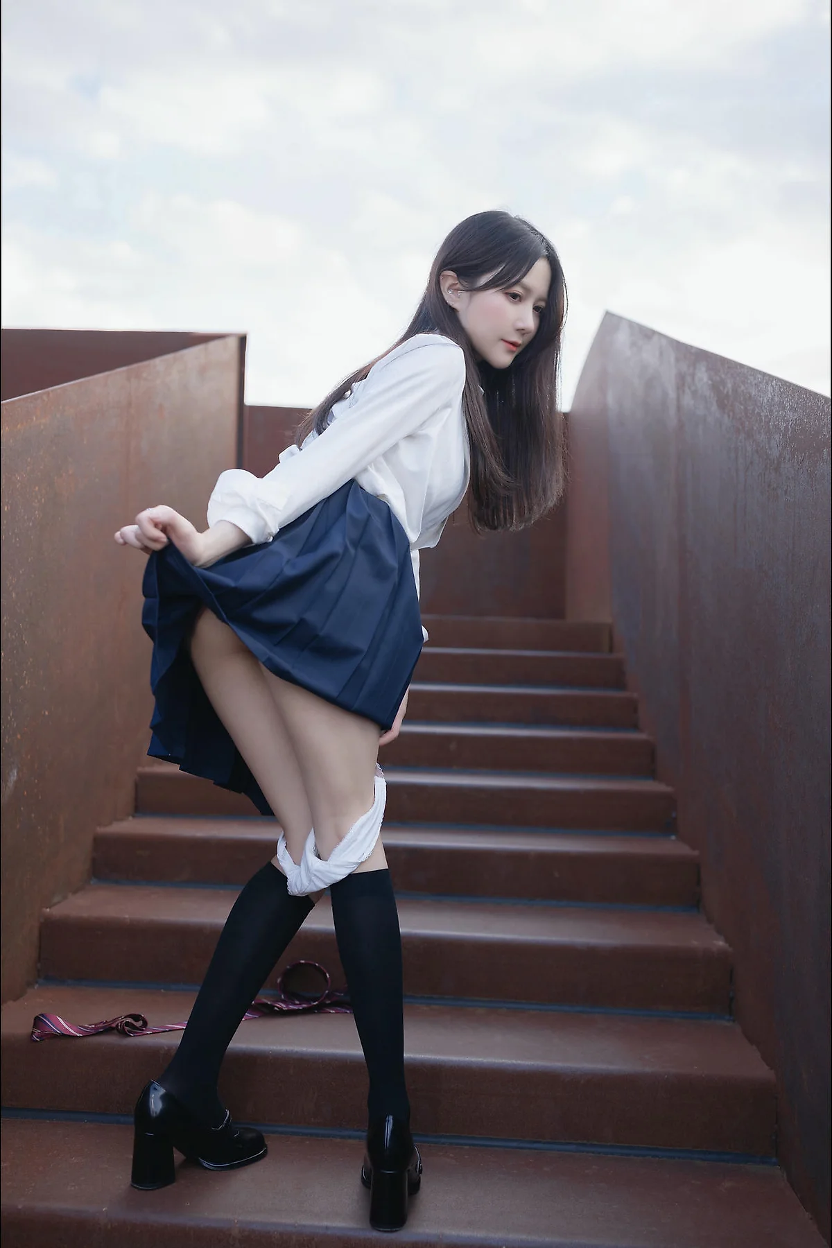 XiuRen 秀人 No.N373 鱼子酱Fish超短jk裙学生美女 - 8