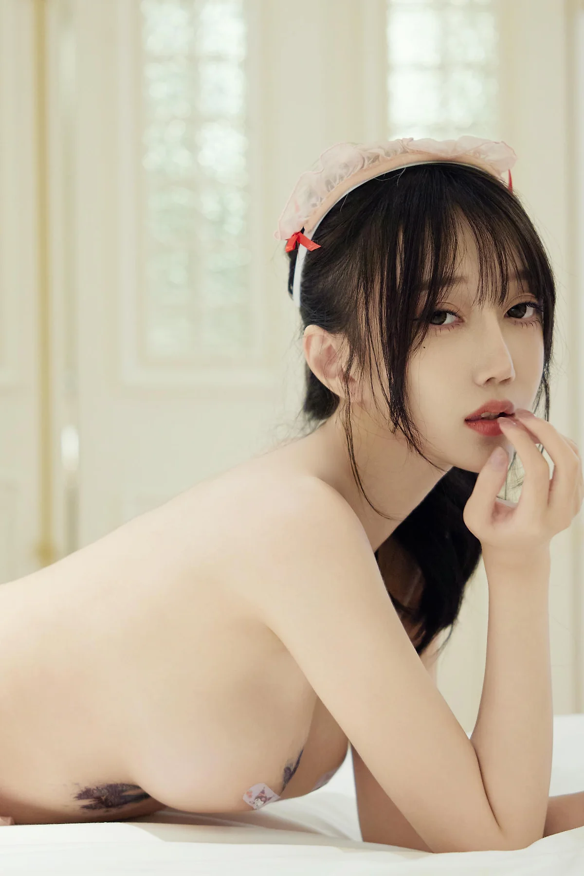 XiuRen 秀人 No.N376 玥儿玥制服透视粉色女仆 - 10