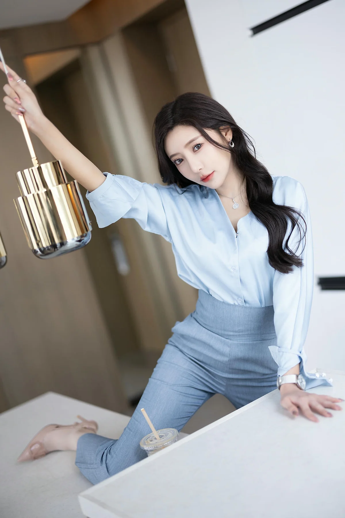 XiuRen 秀人 No.N382 王馨瑶丝绸性感气质美女 - 7