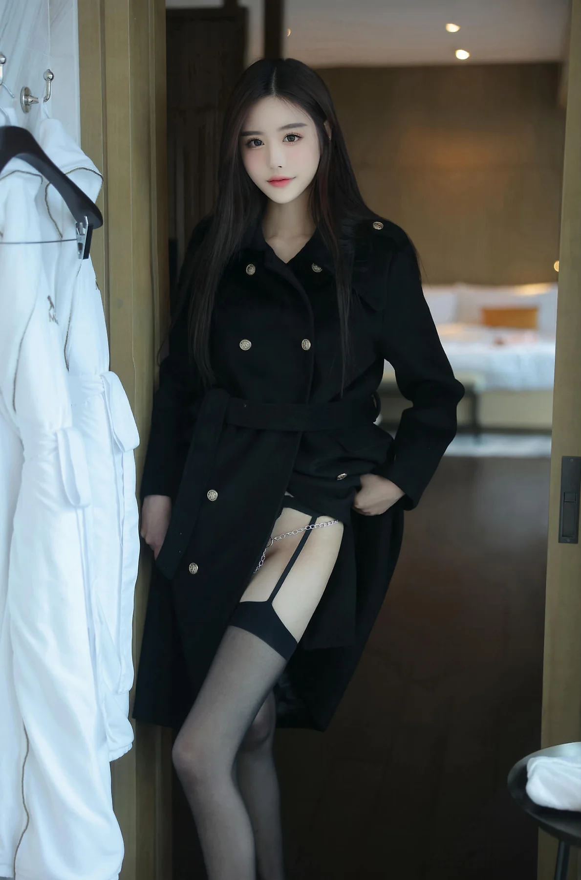 XiuRen 秀人 No.N392 晚苏susu乳贴爆乳黑丝美腿 - 7
