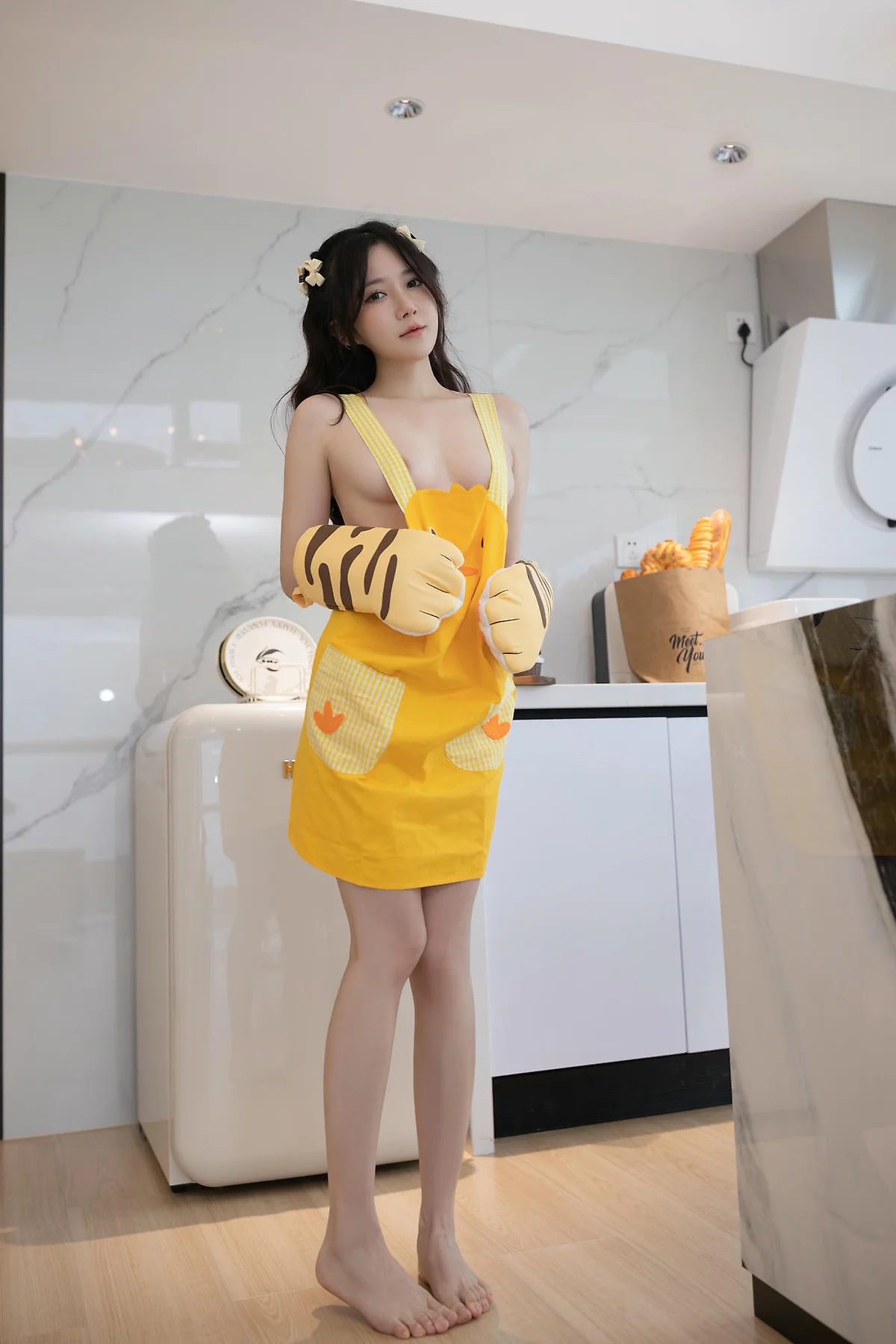 XiuRen 秀人 No.N401 鱼子酱Fish睡裙俏皮女仆 - 2
