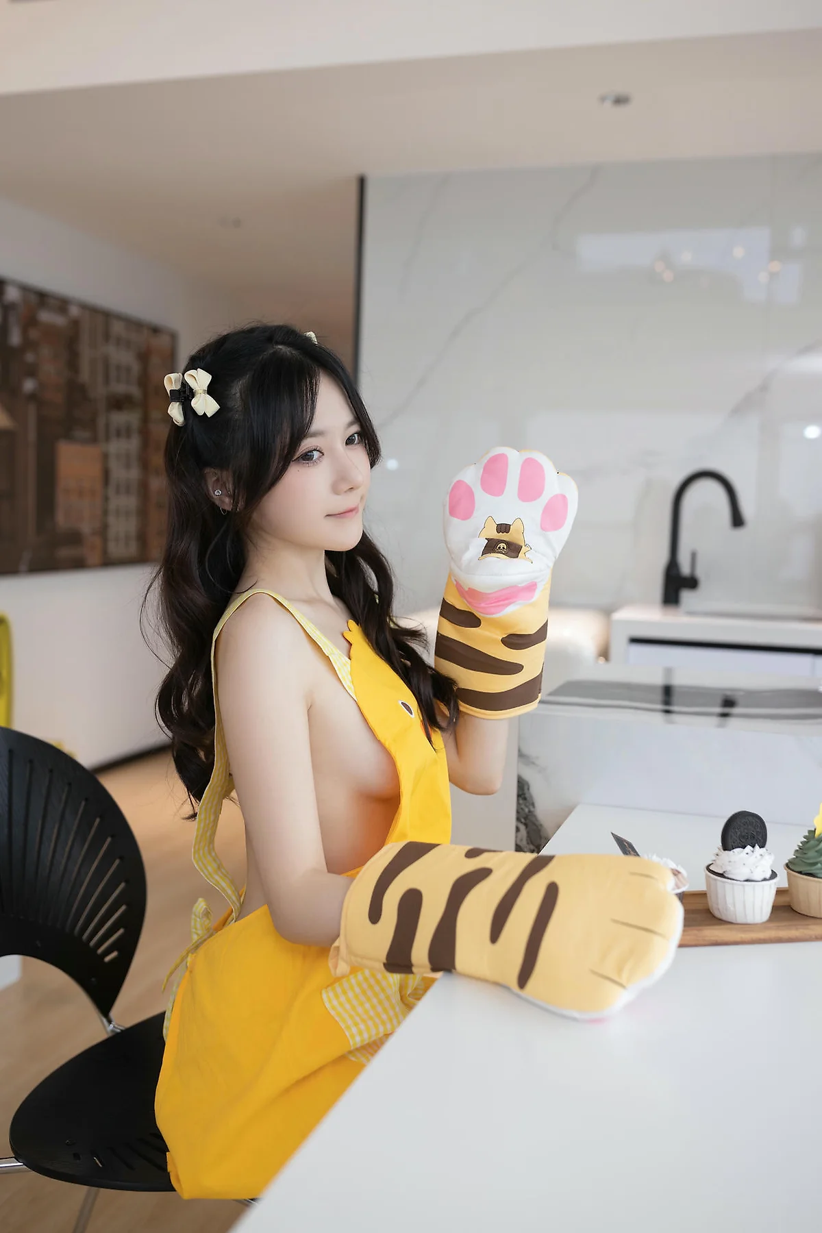 XiuRen 秀人 No.N401 鱼子酱Fish睡裙俏皮女仆 - 3